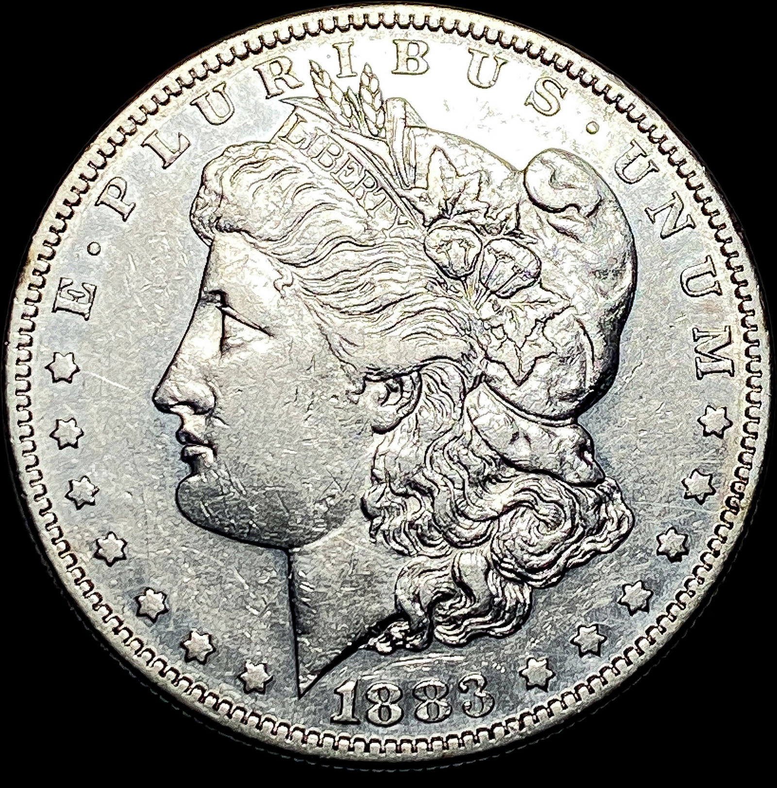 1883-S Silver Morgan Dollar CLOSELY UNCIRCULATED (1 of 2)