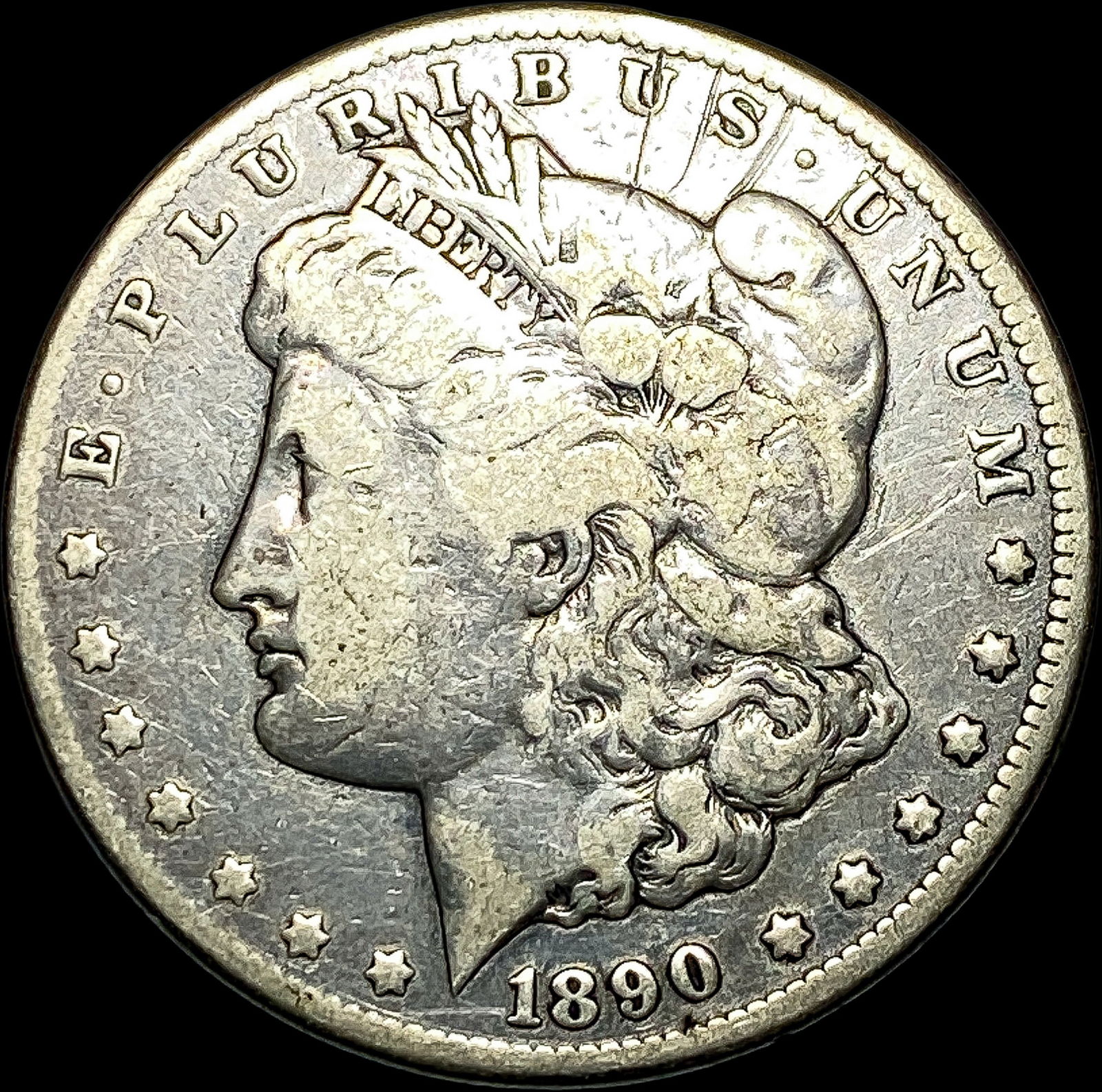 1890-CC Silver Morgan Dollar NICELY CIRCULATED (1 of 2)