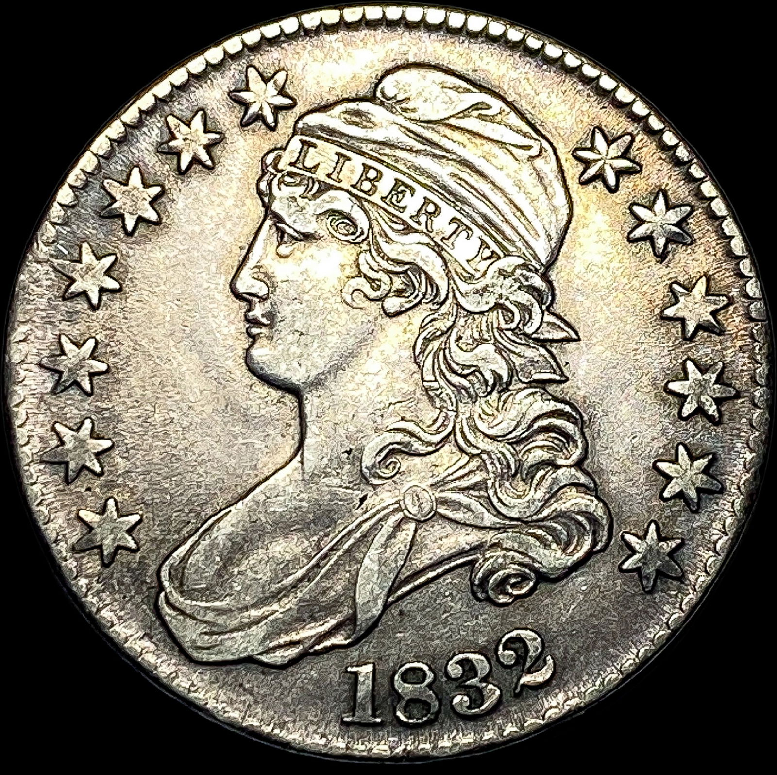 1832 Capped Bust Half Dollar NEARLY UNCIRCULATED (1 of 2)