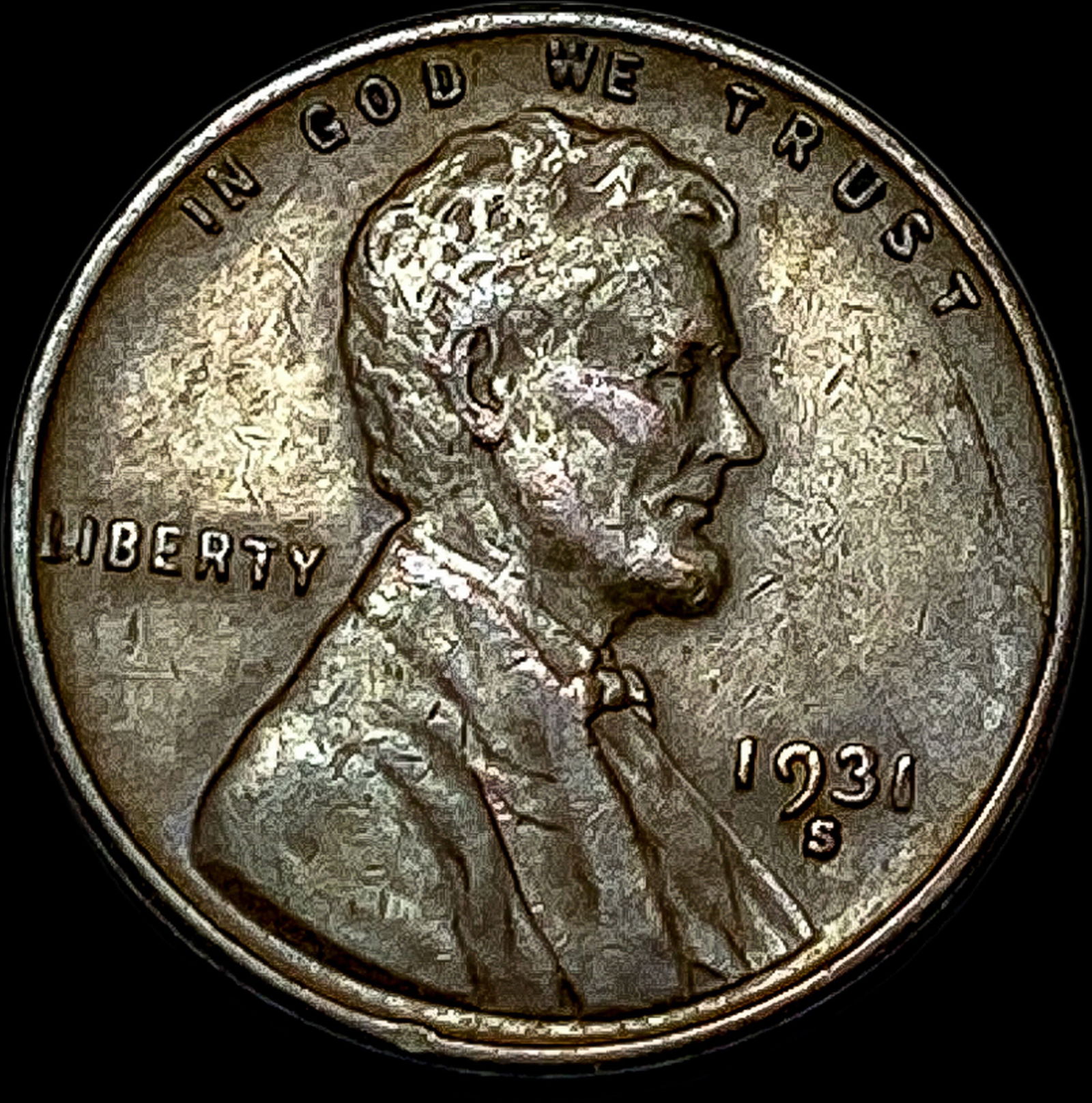 1931-S Lincoln Wheat Cent NEARLY UNCIRCULATED (1 of 2)
