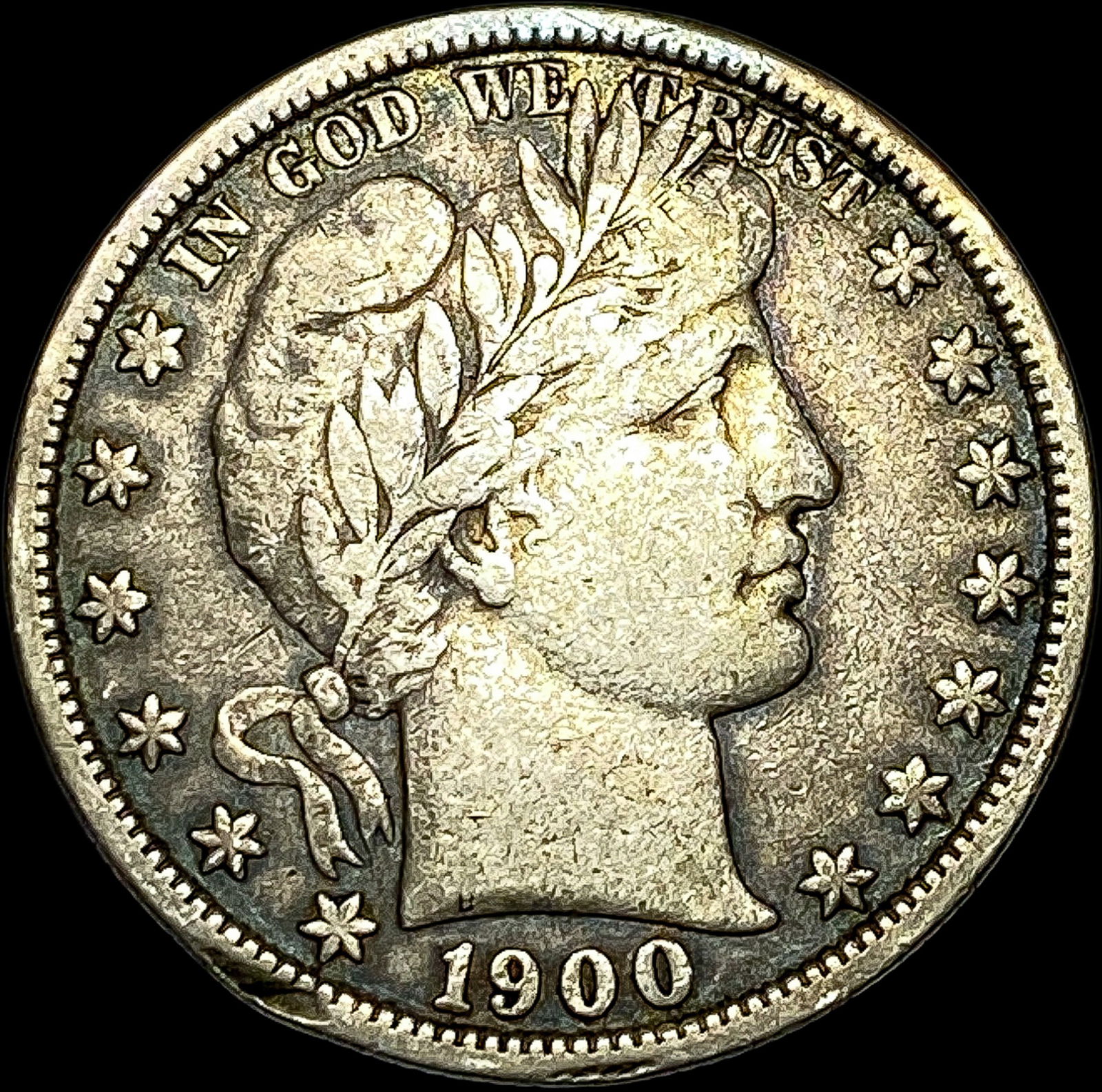 1900-S Silver Half Dollar LIGHTLY CIRCULATED (1 of 2)