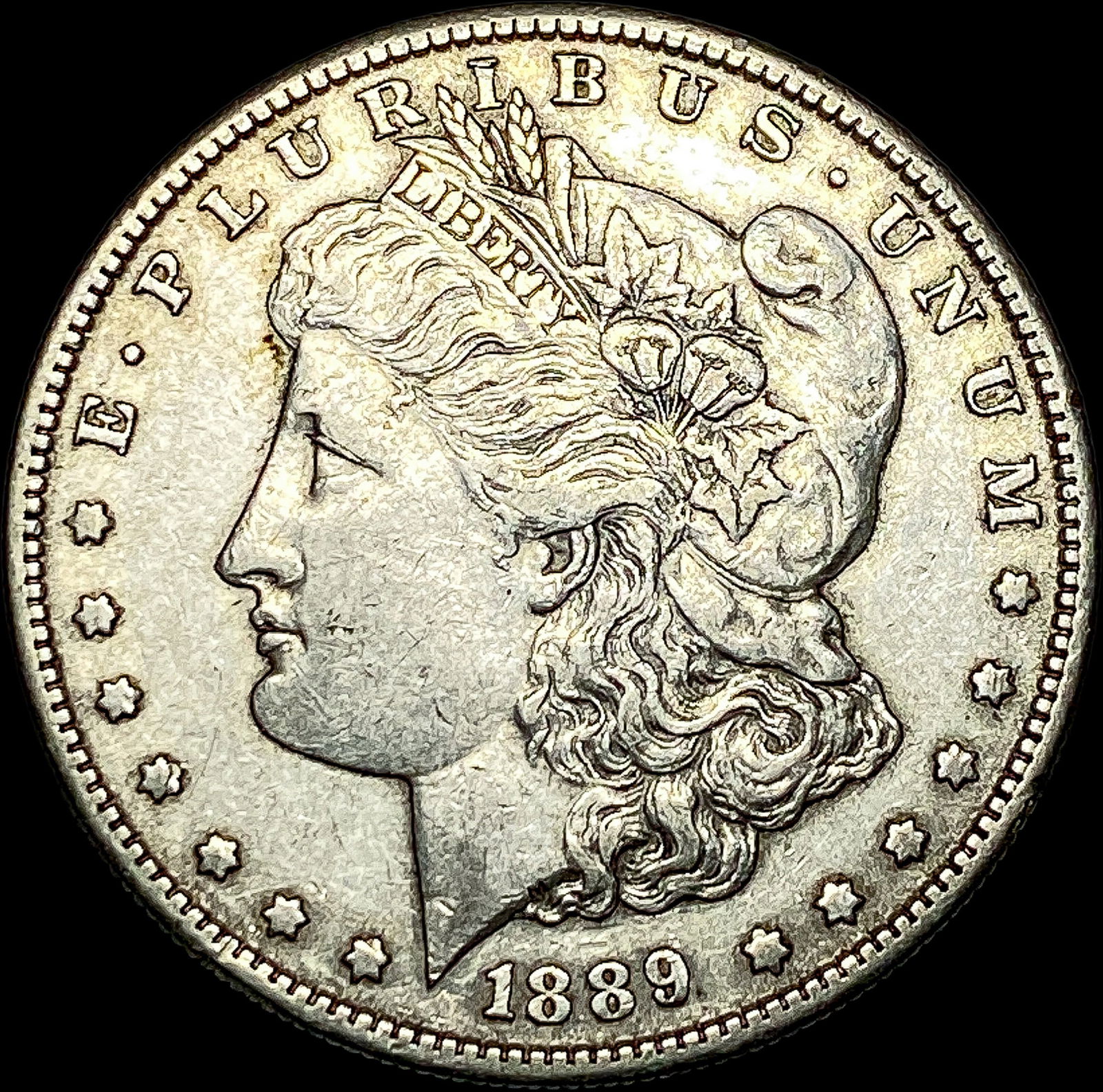 1889-S Silver Morgan Dollar CLOSELY UNCIRCULATED (1 of 2)
