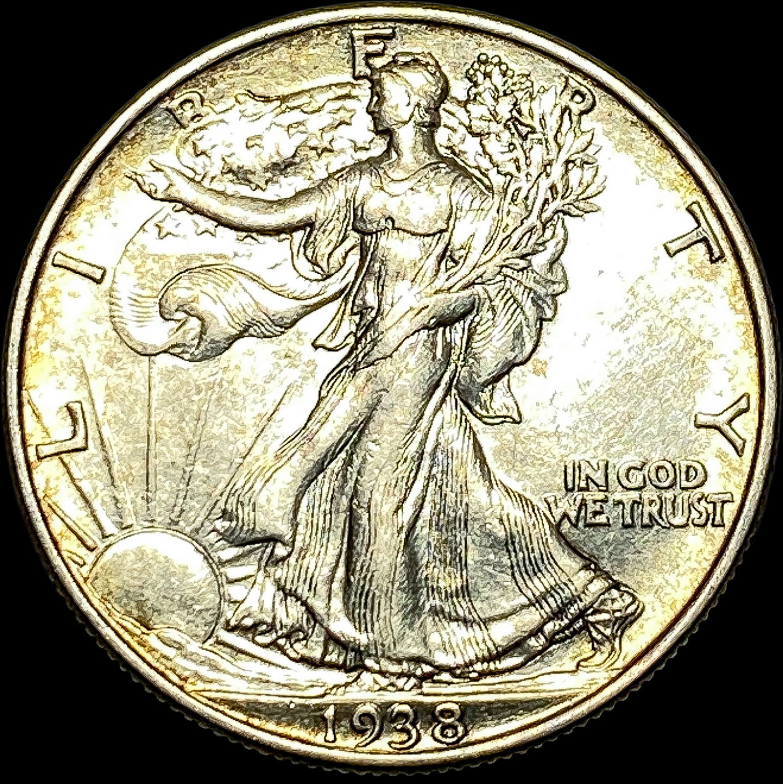 1938 Silver Half Dollar CLOSELY UNCIRCULATED (1 of 2)