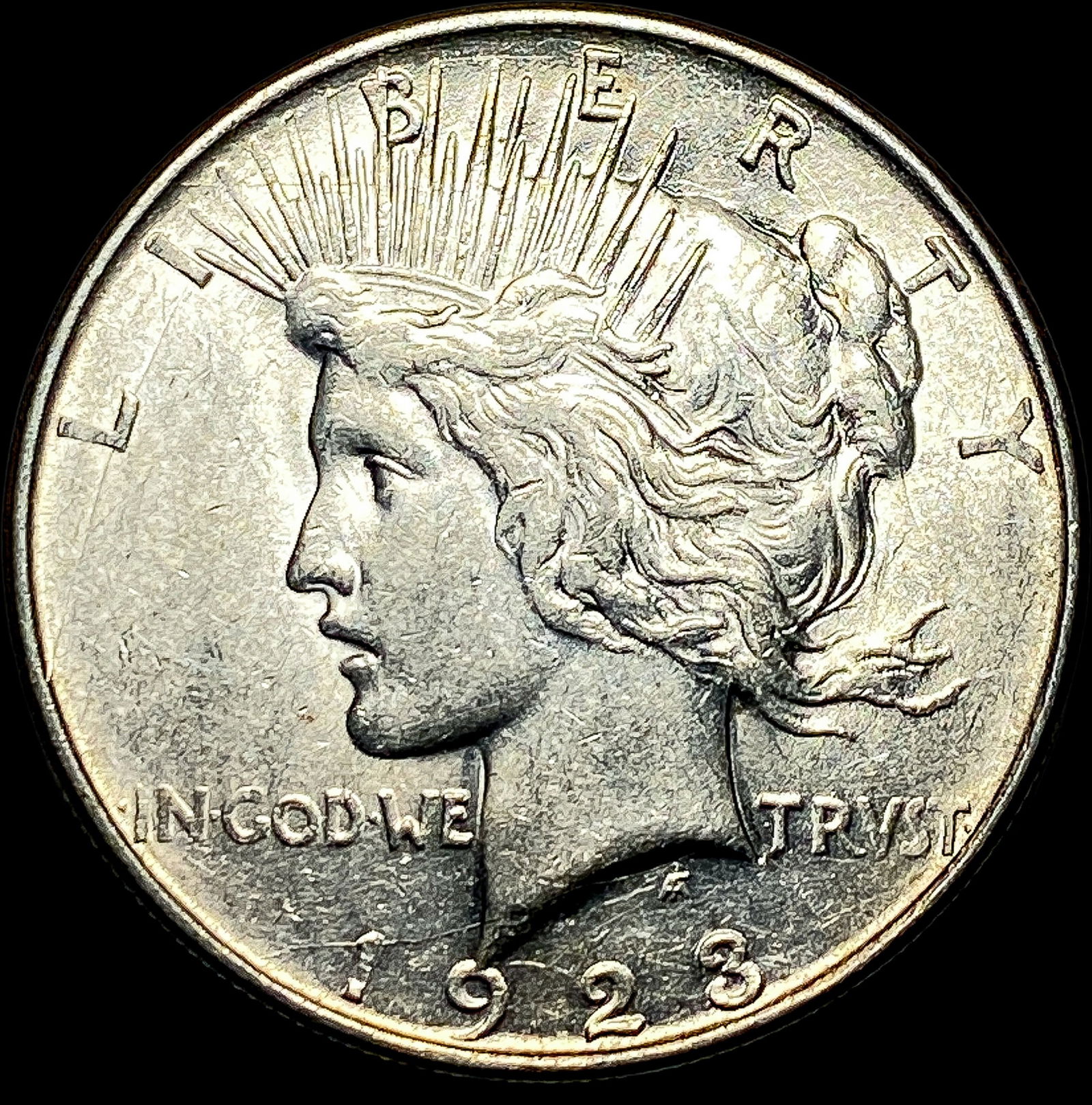 1923 Peace Silver Dollar CLOSELY UNCIRCULATED (1 of 2)