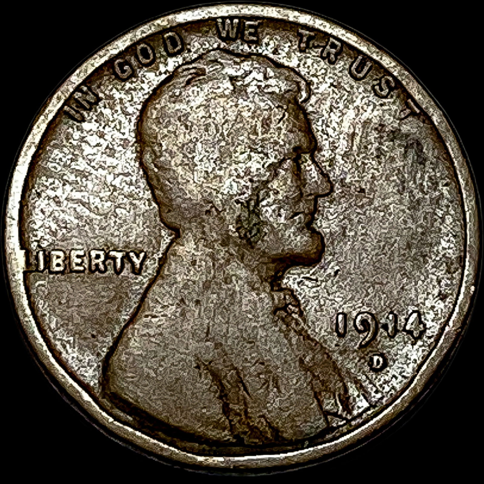 1914-D Lincoln Wheat Cent NICELY CIRCULATED (1 of 2)