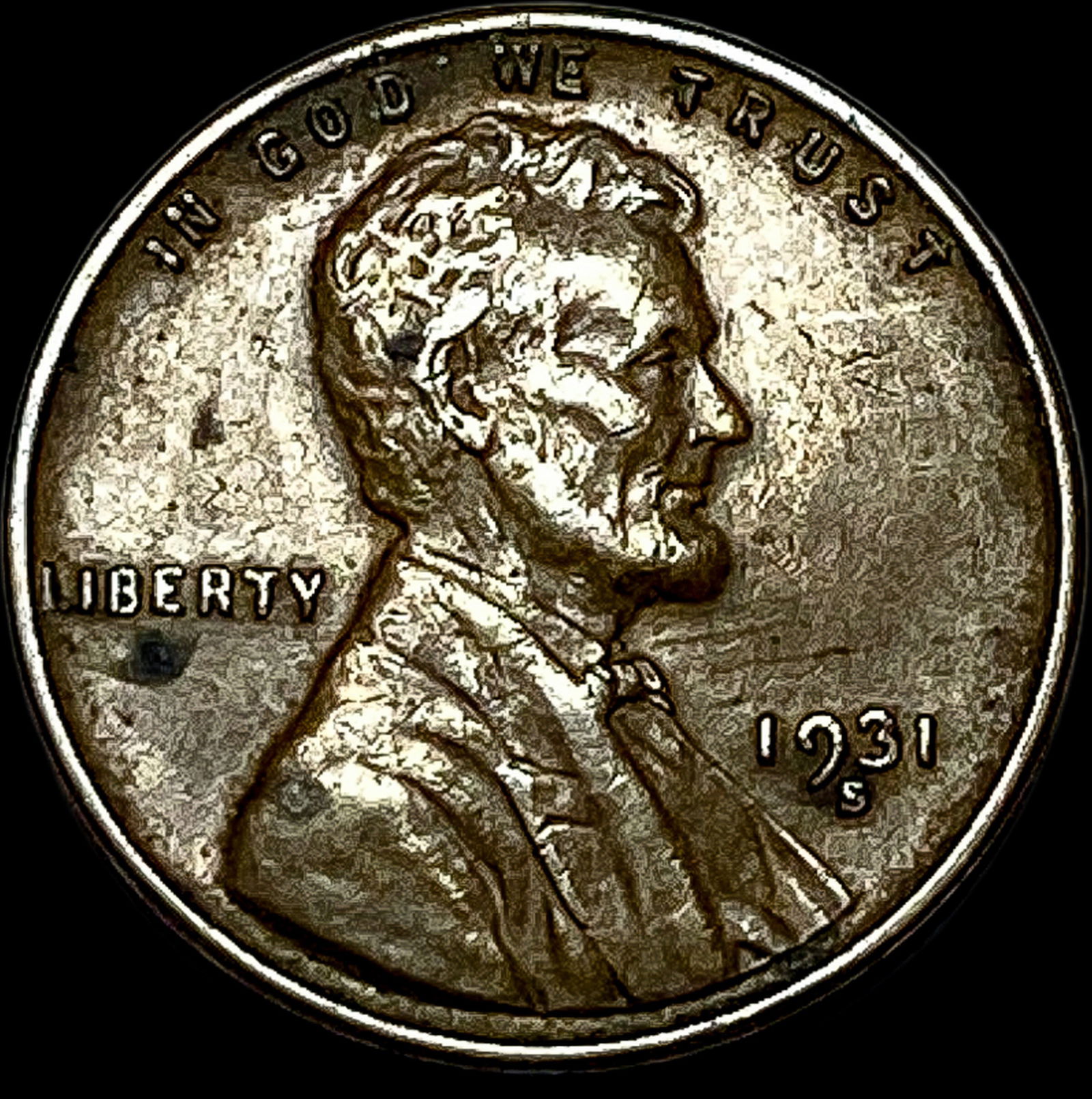 1931-S Lincoln Wheat Cent NEARLY UNCIRCULATED (1 of 2)