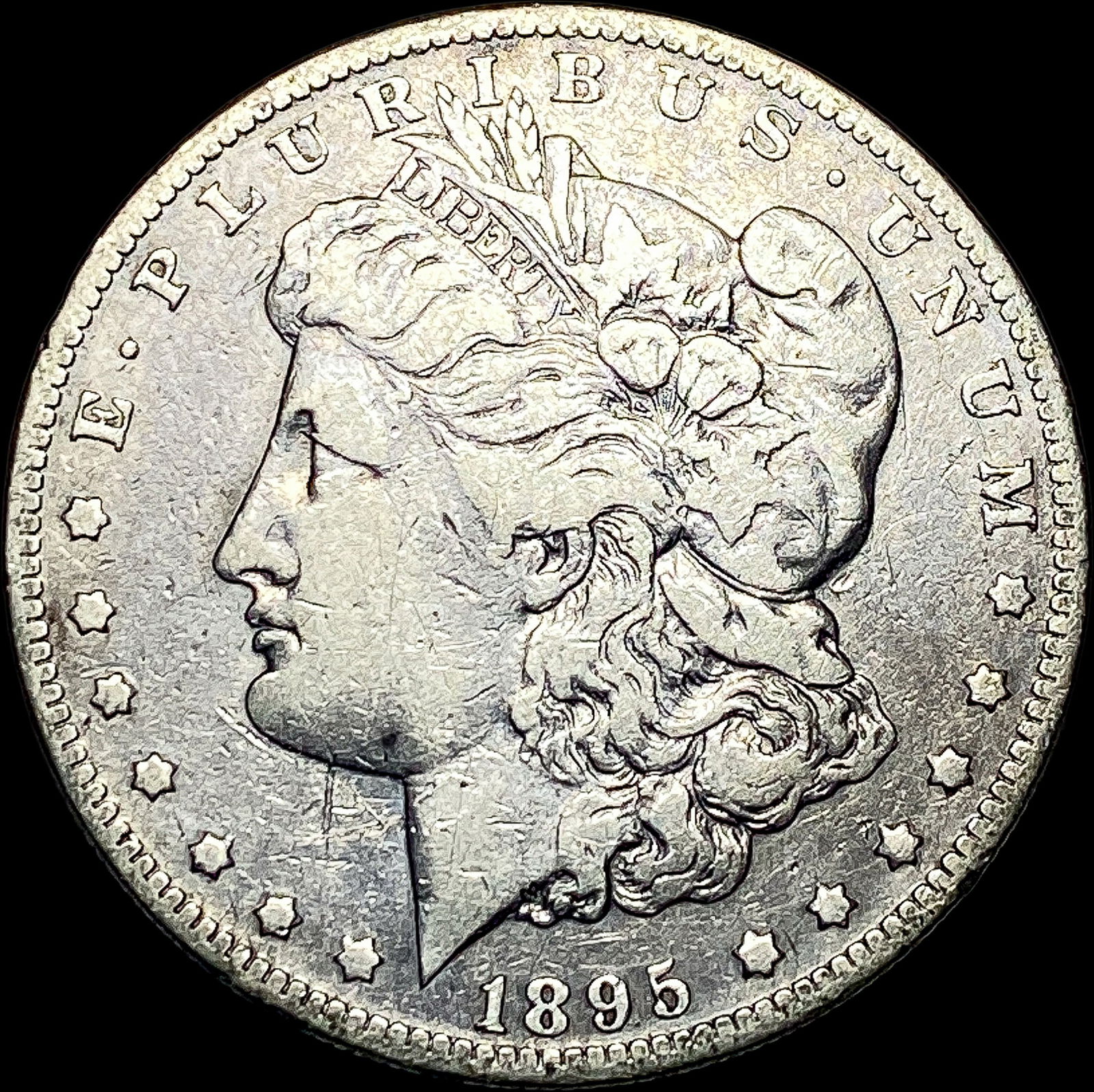 1895-O Silver Morgan Dollar LIGHTLY CIRCULATED (1 of 2)