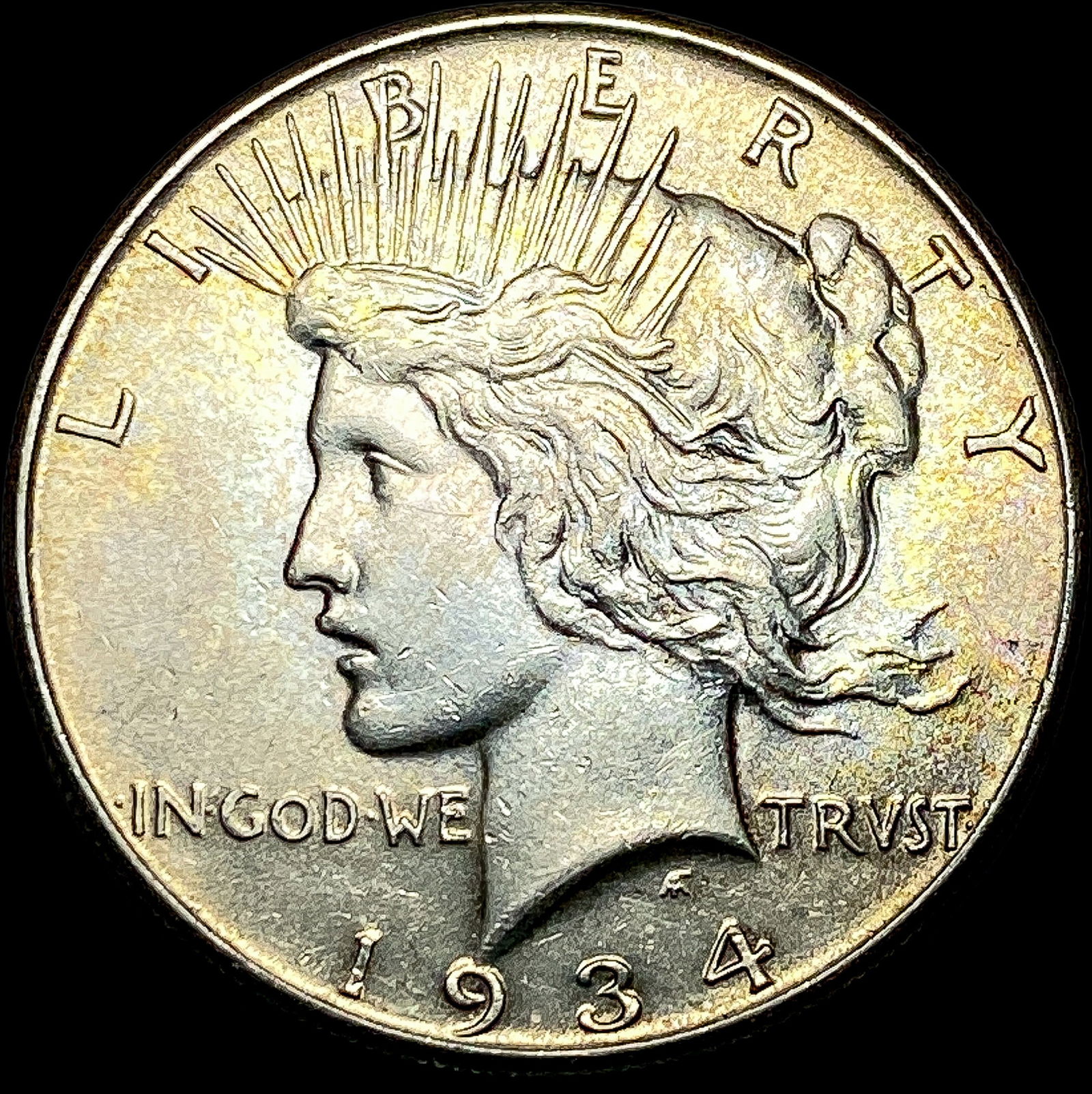1934 Silver Peace Dollar CLOSELY UNCIRCULATED (1 of 2)