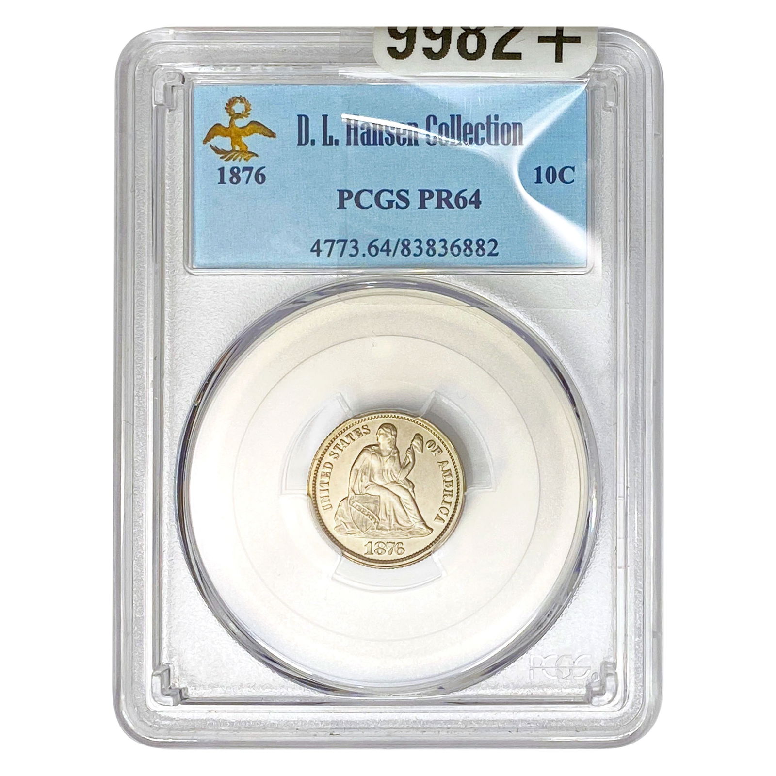 1876 Seated Liberty Dime PCGS PR64 (1 of 2)