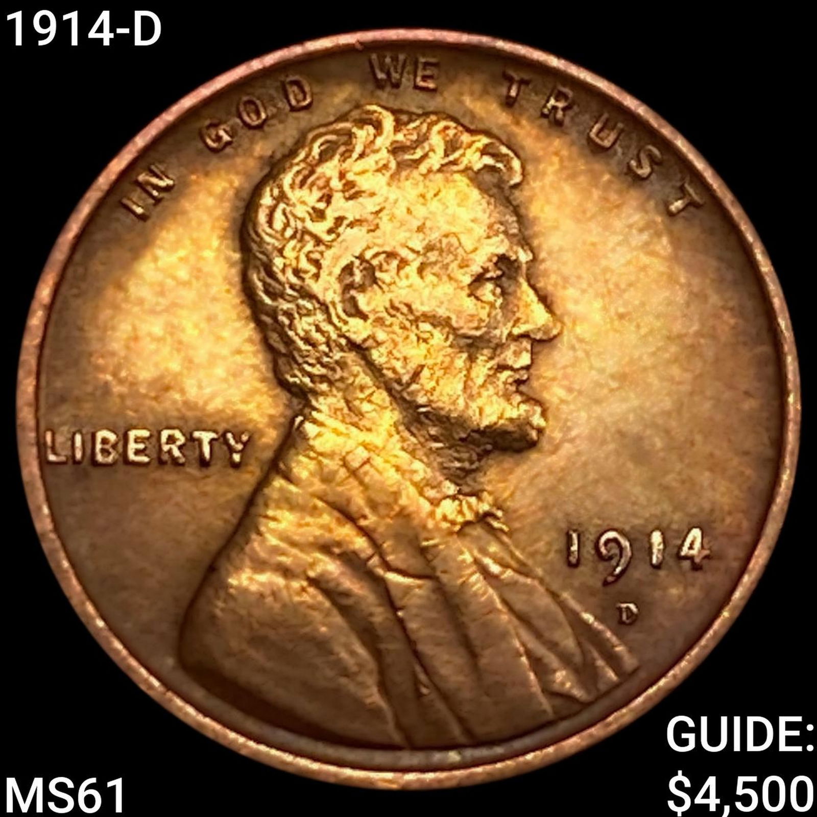 1914-D Wheat Cent UNCIRCULATED (1 of 2)