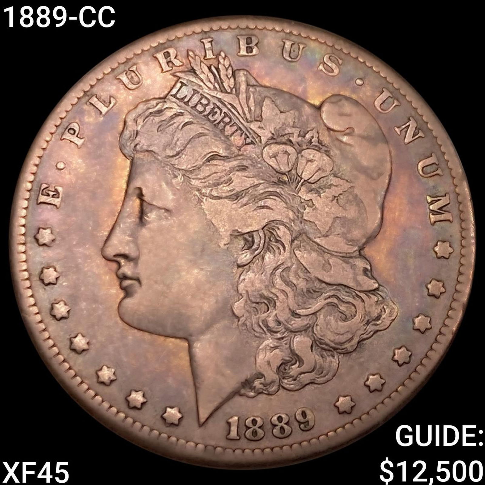 1889-CC Morgan Silver Dollar NEARLY UNCIRCULATED (1 of 2)