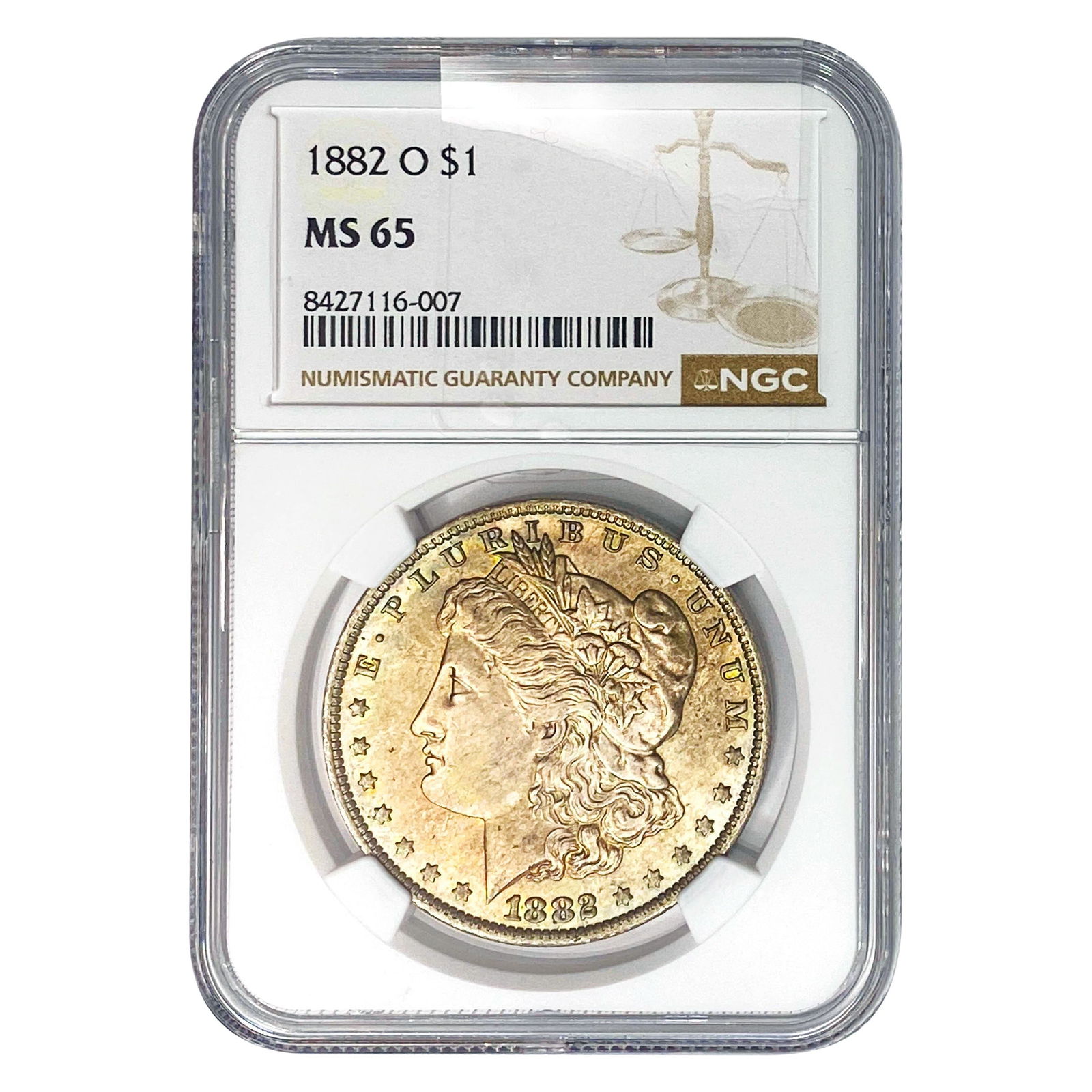 1882-O Morgan Silver Dollar NGC MS65 (1 of 2)