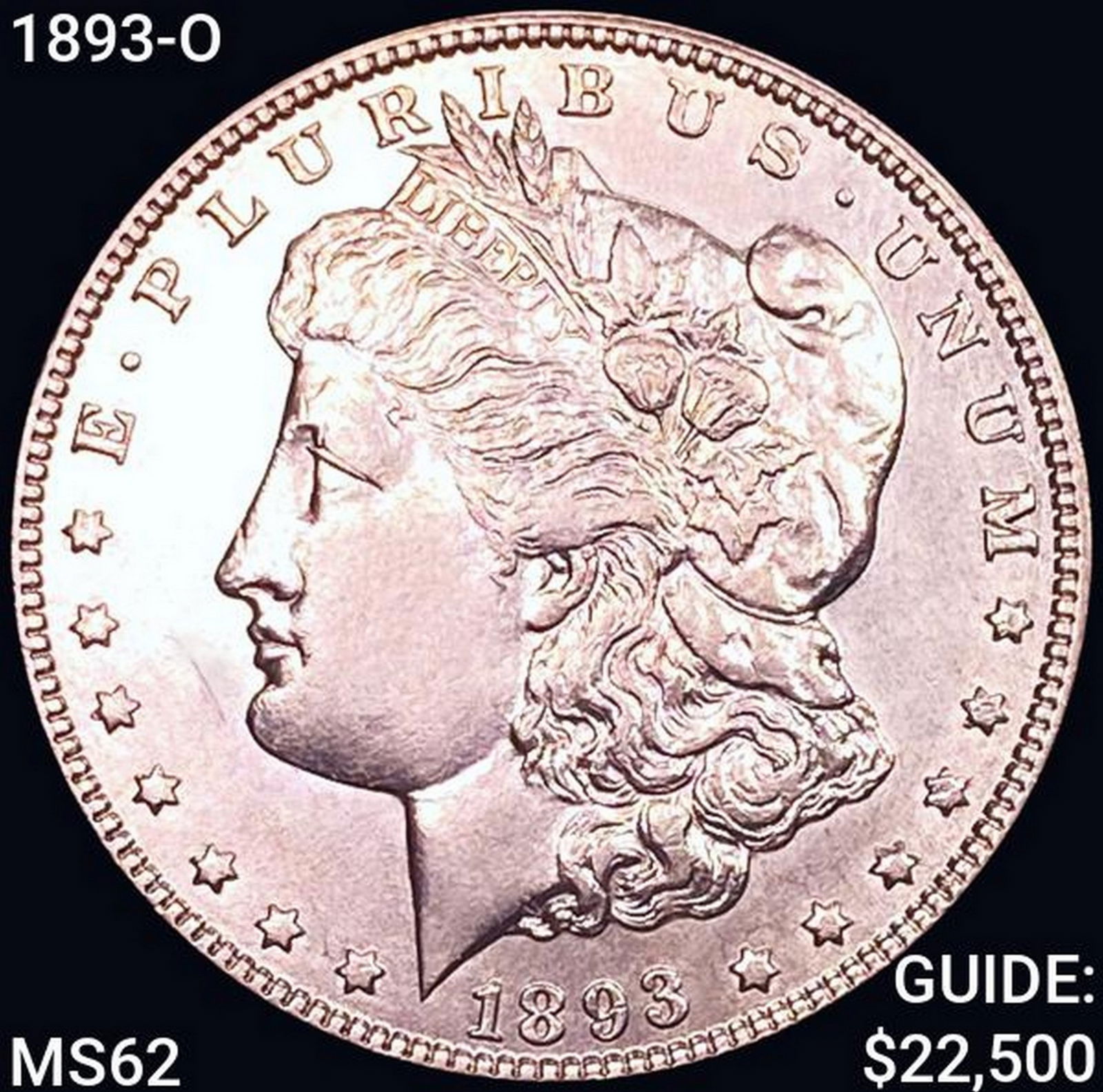 1893-O Morgan Silver Dollar UNCIRCULATED: 1893-O Morgan Silver Dollar UNCIRCULATED