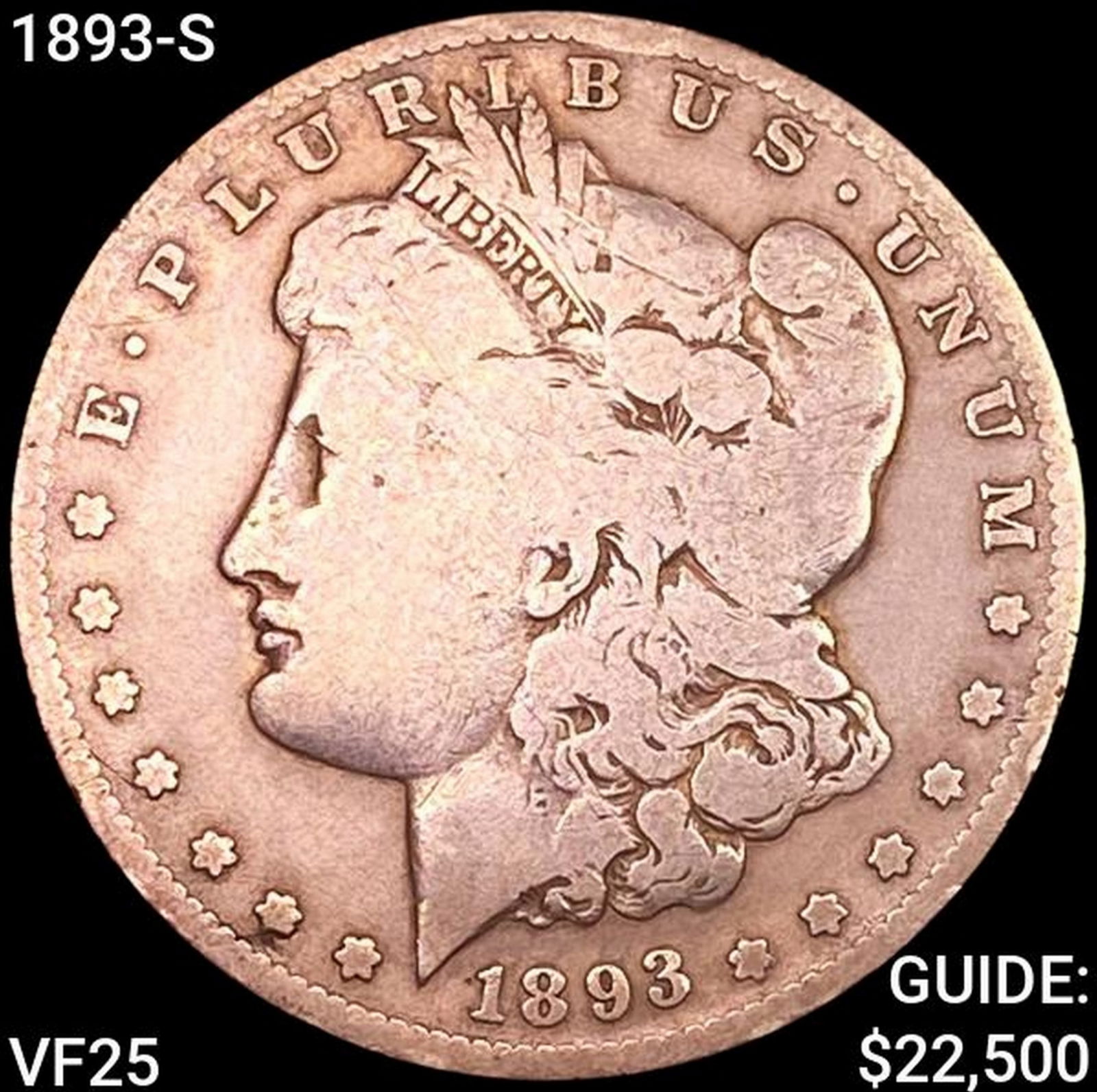 1893-S Morgan Silver Dollar LIGHTLY CIRCULATED (1 of 2)