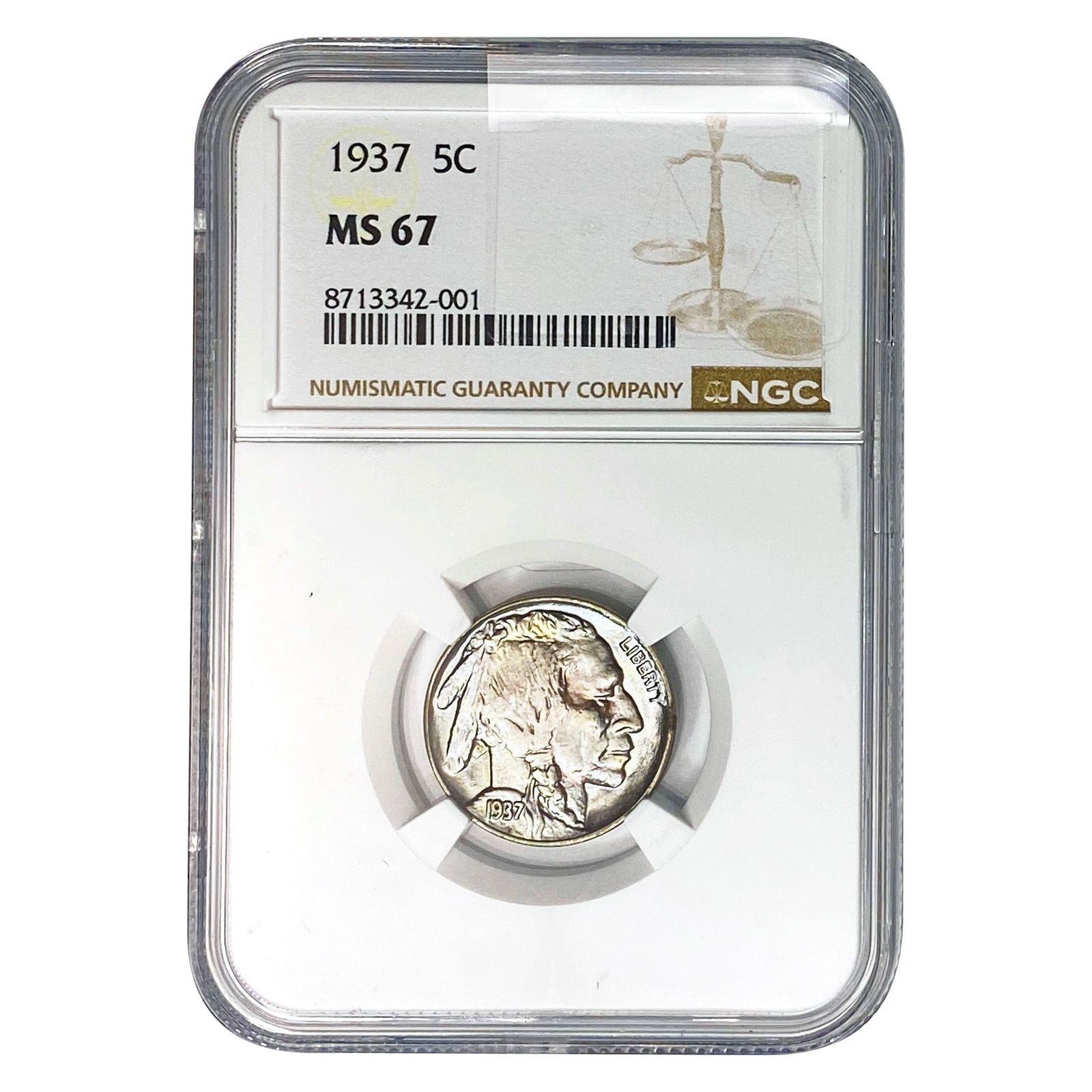 1937 Buffalo Nickel NGC MS67 (1 of 2)