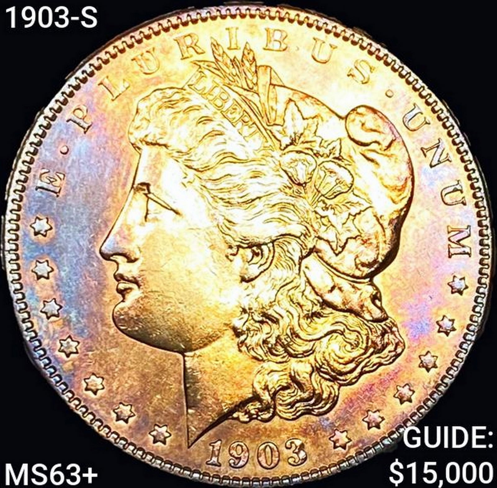 1903-S Morgan Silver Dollar CHOICE BU+ (1 of 2)