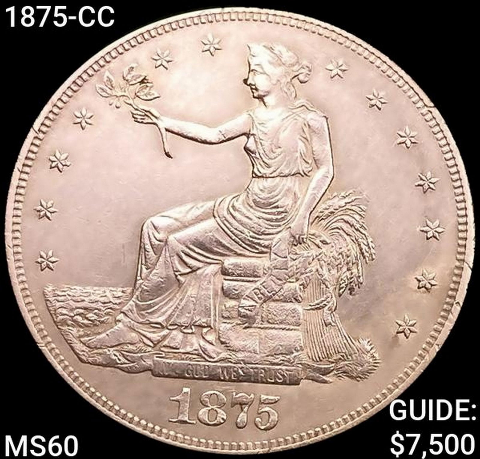 1875-CC Silver Trade Dollar UNCIRCULATED (1 of 2)