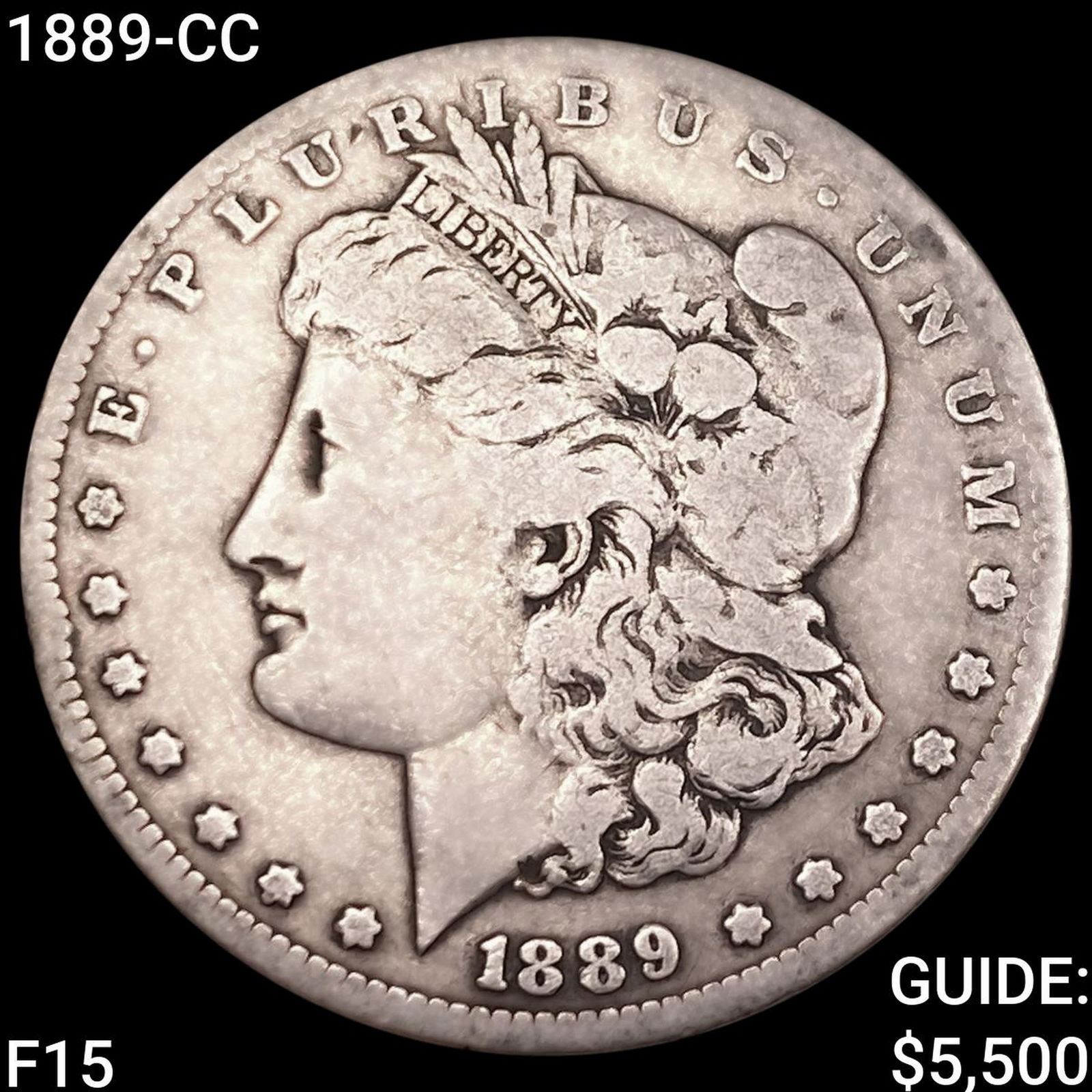 1889-CC Morgan Silver Dollar NICELY CIRCULATED (1 of 2)