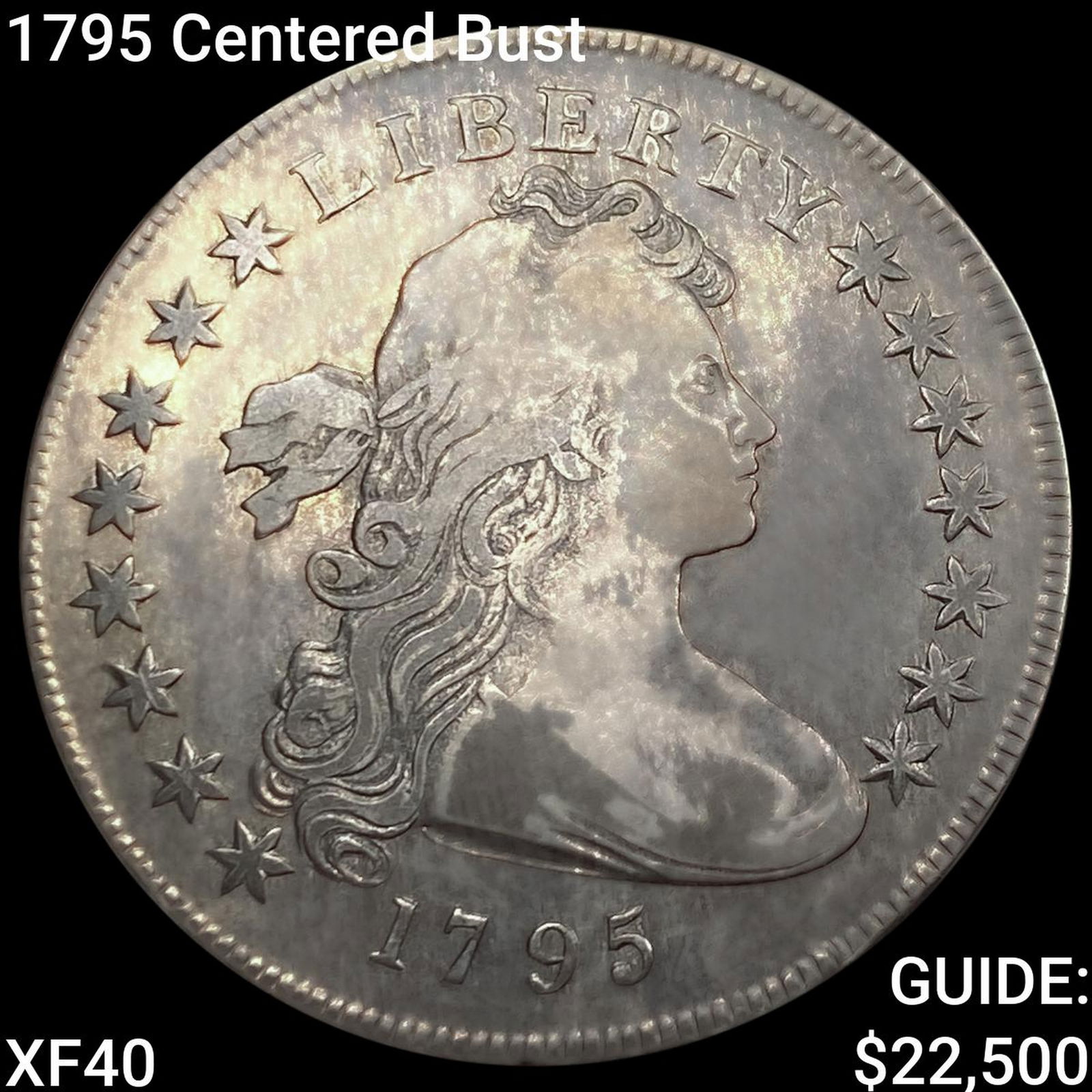1795 Centered Bust Draped Bust Dollar NEARLY UNCIRCULATED (1 of 2)