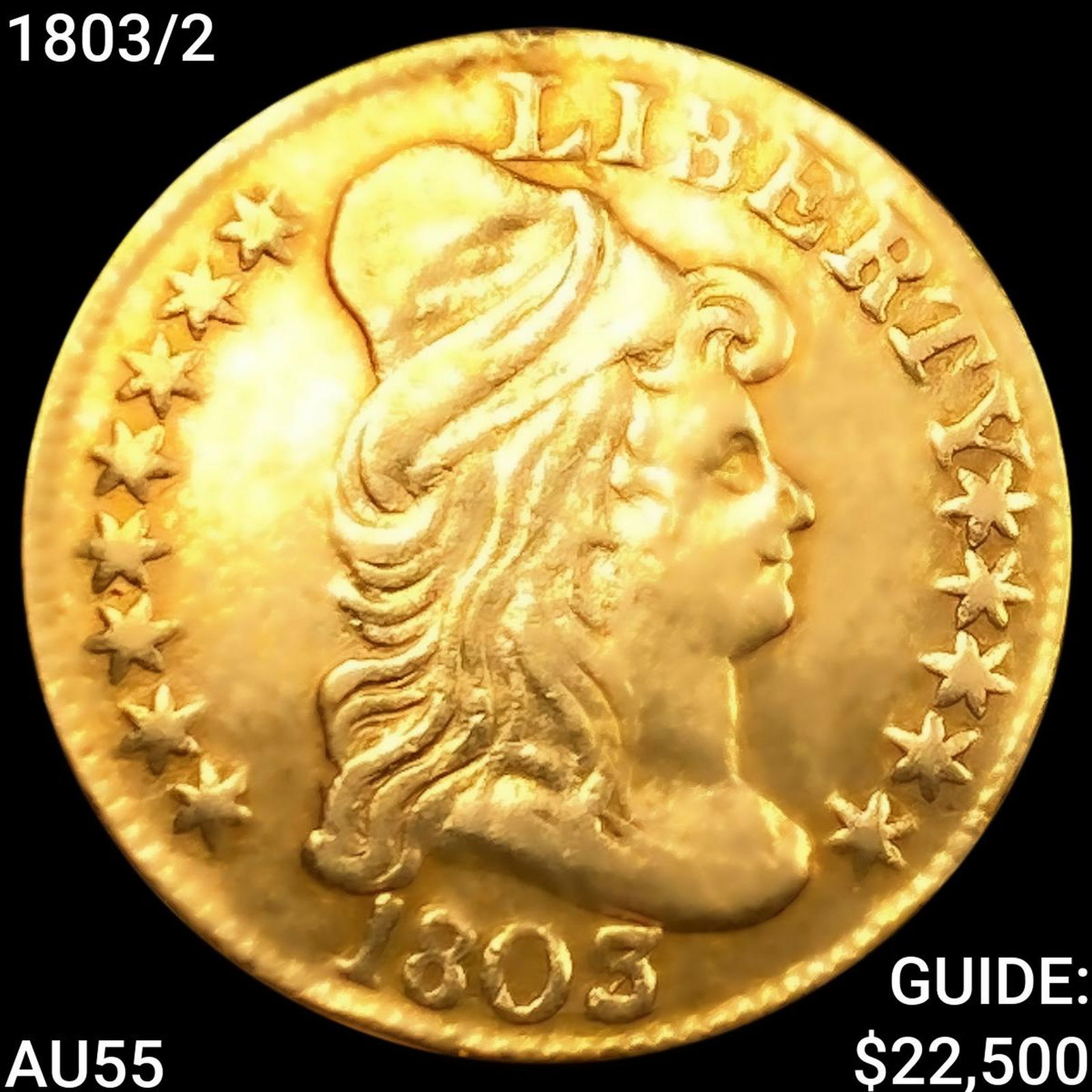 1803/2 $5 Gold Half Eagle HIGH GRADE (1 of 2)