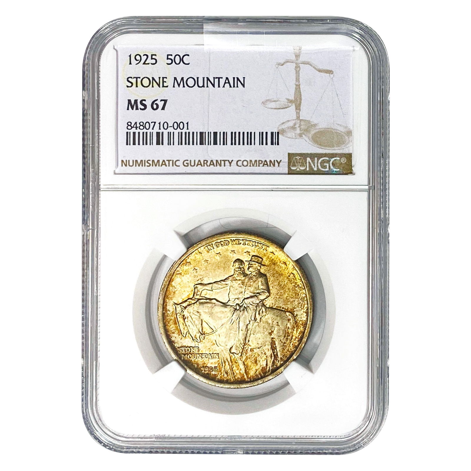 1925 Stone Mountain Half Dollar NGC MS67 (1 of 2)