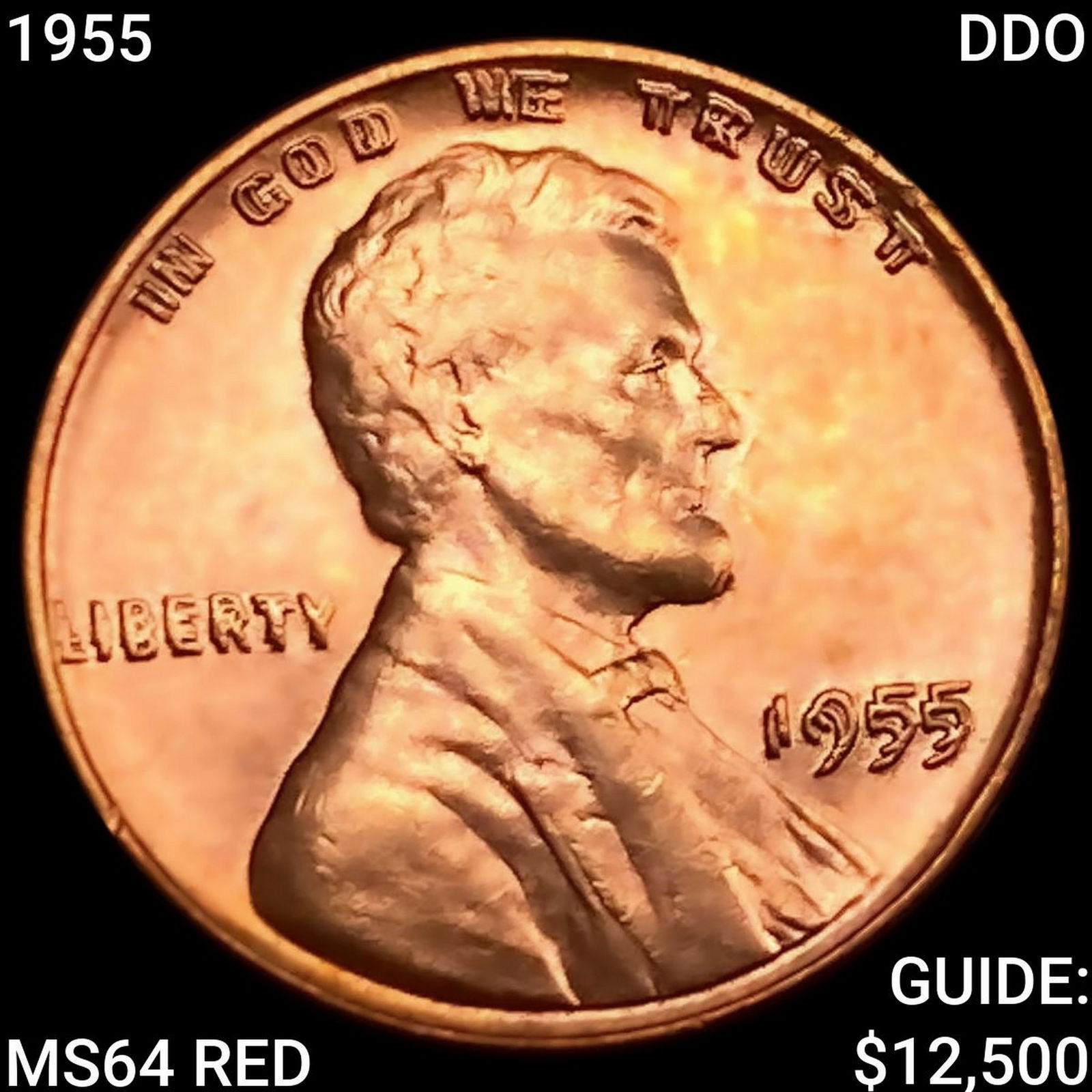 1955 DDO Wheat Cent CHOICE BU RD (1 of 2)