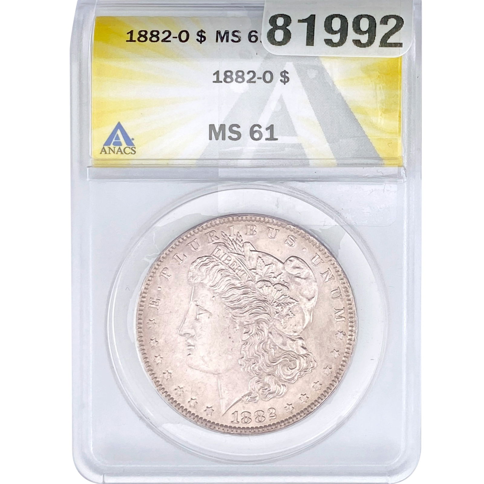 1882-O Morgan Silver Dollar ANACS MS61 (1 of 2)