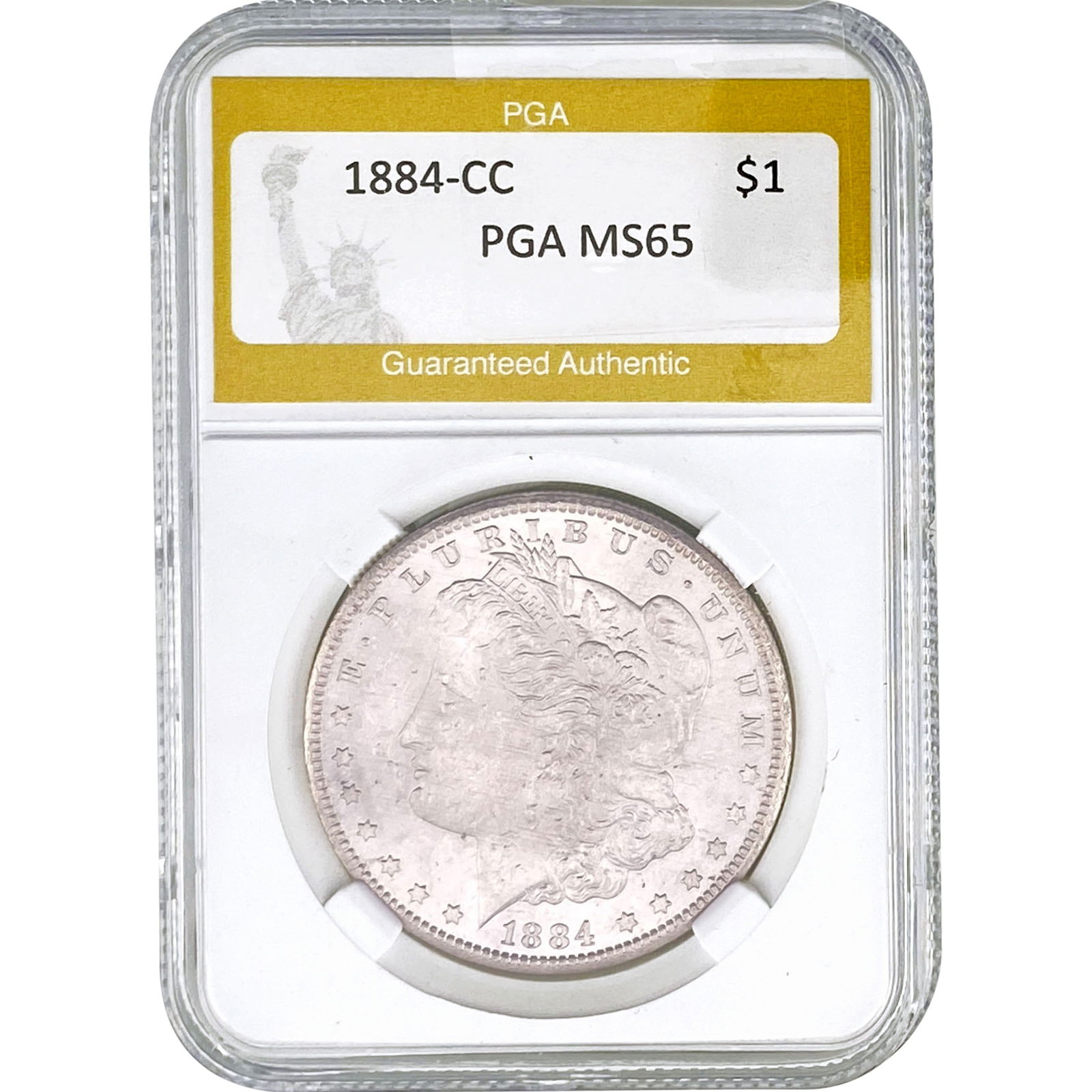 1884-CC Morgan Silver Dollar PGA MS65 (1 of 2)