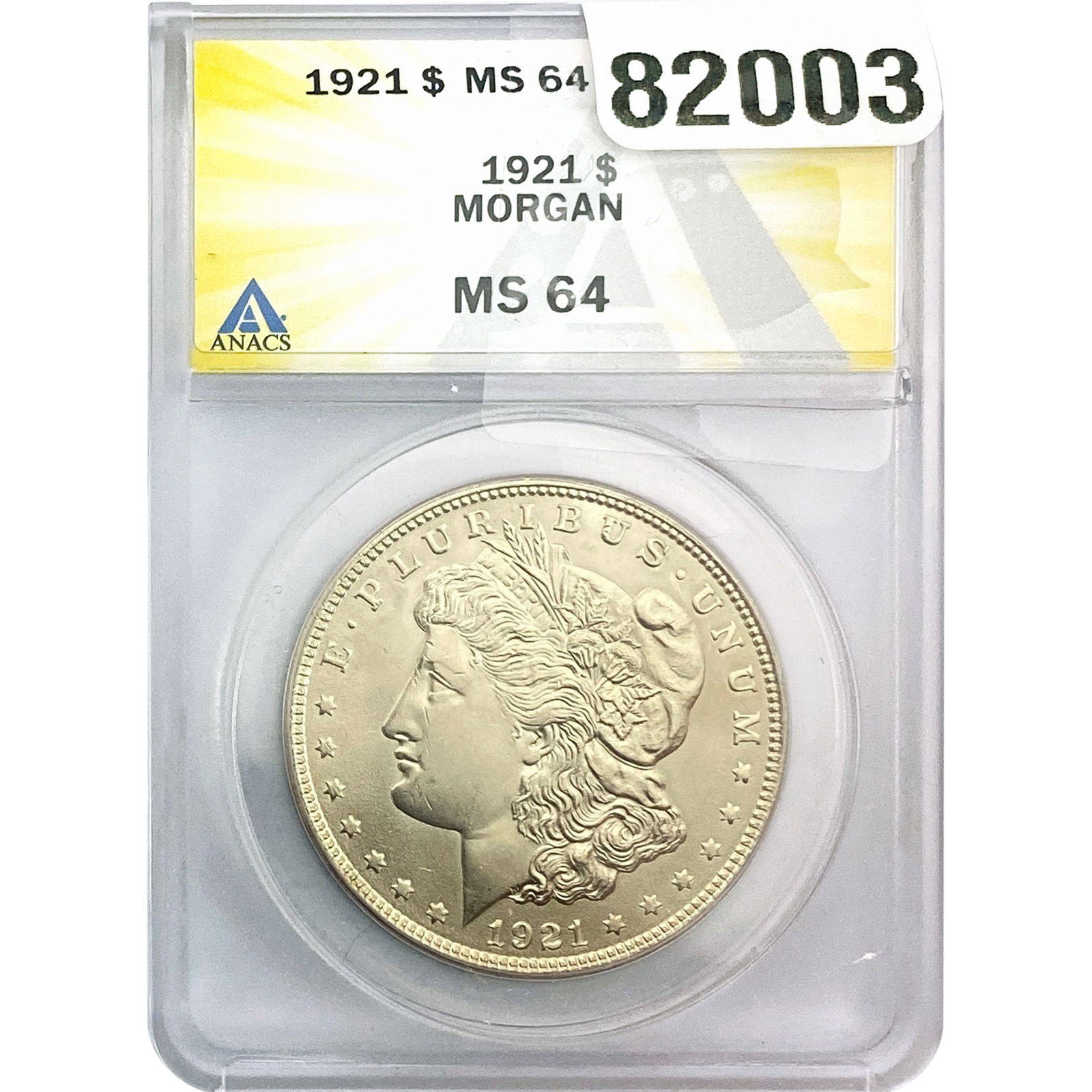 1921 Morgan Silver Dollar ANACS MS64 (1 of 2)
