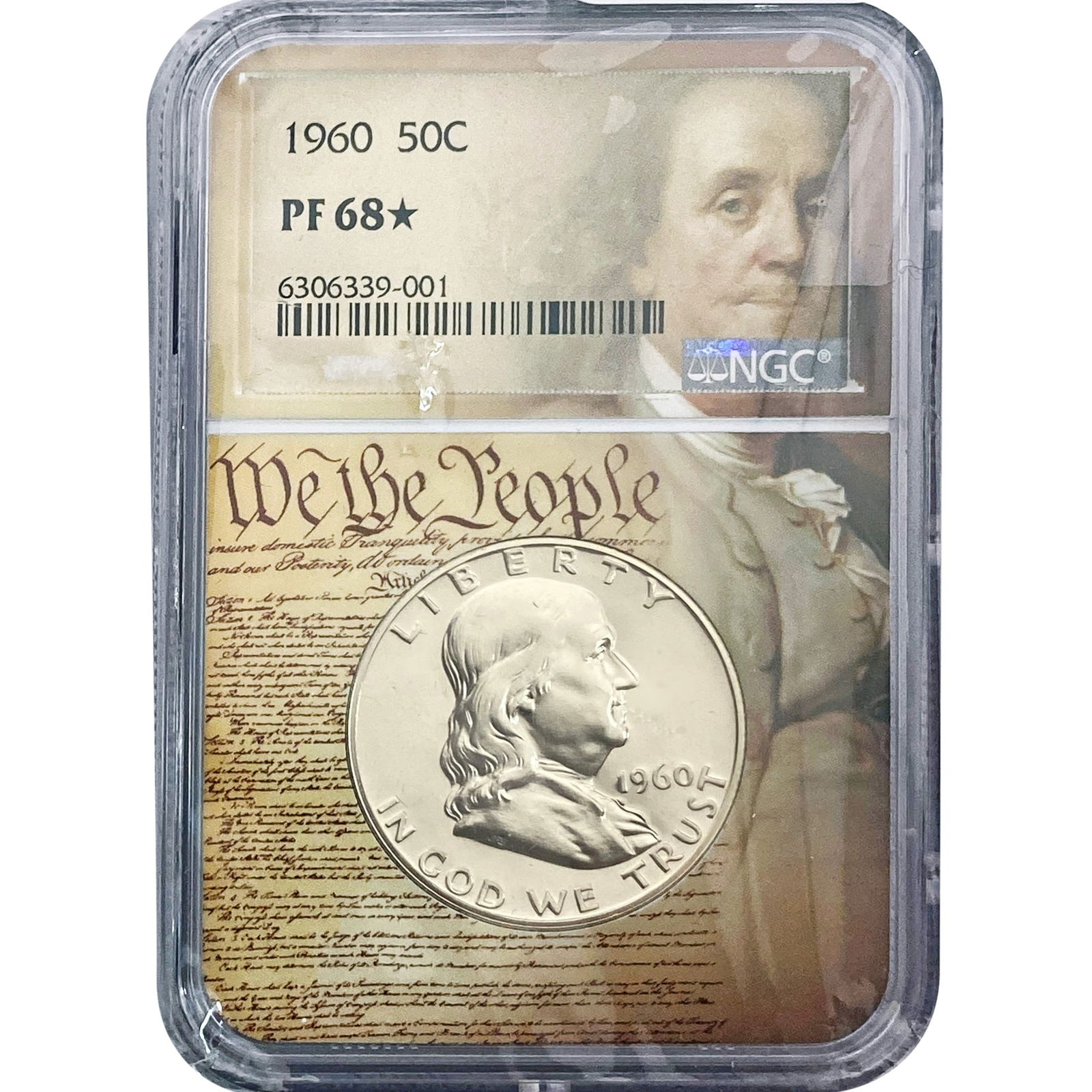 1960 Franklin Half Dollar NGC PF68 (1 of 2)