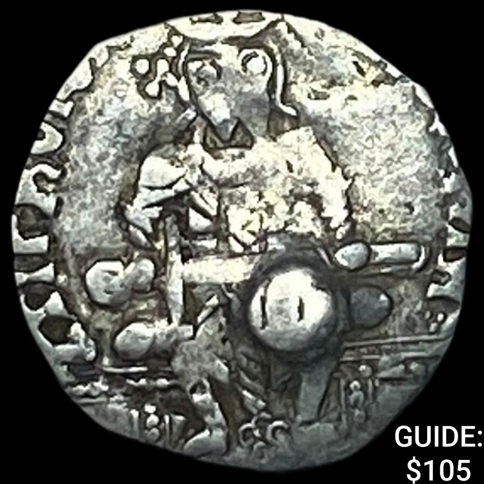 Serbia Dusin 1346-1355 Silver Dinar Clipped ABOUT UNCIRCULATED (1 of 2)