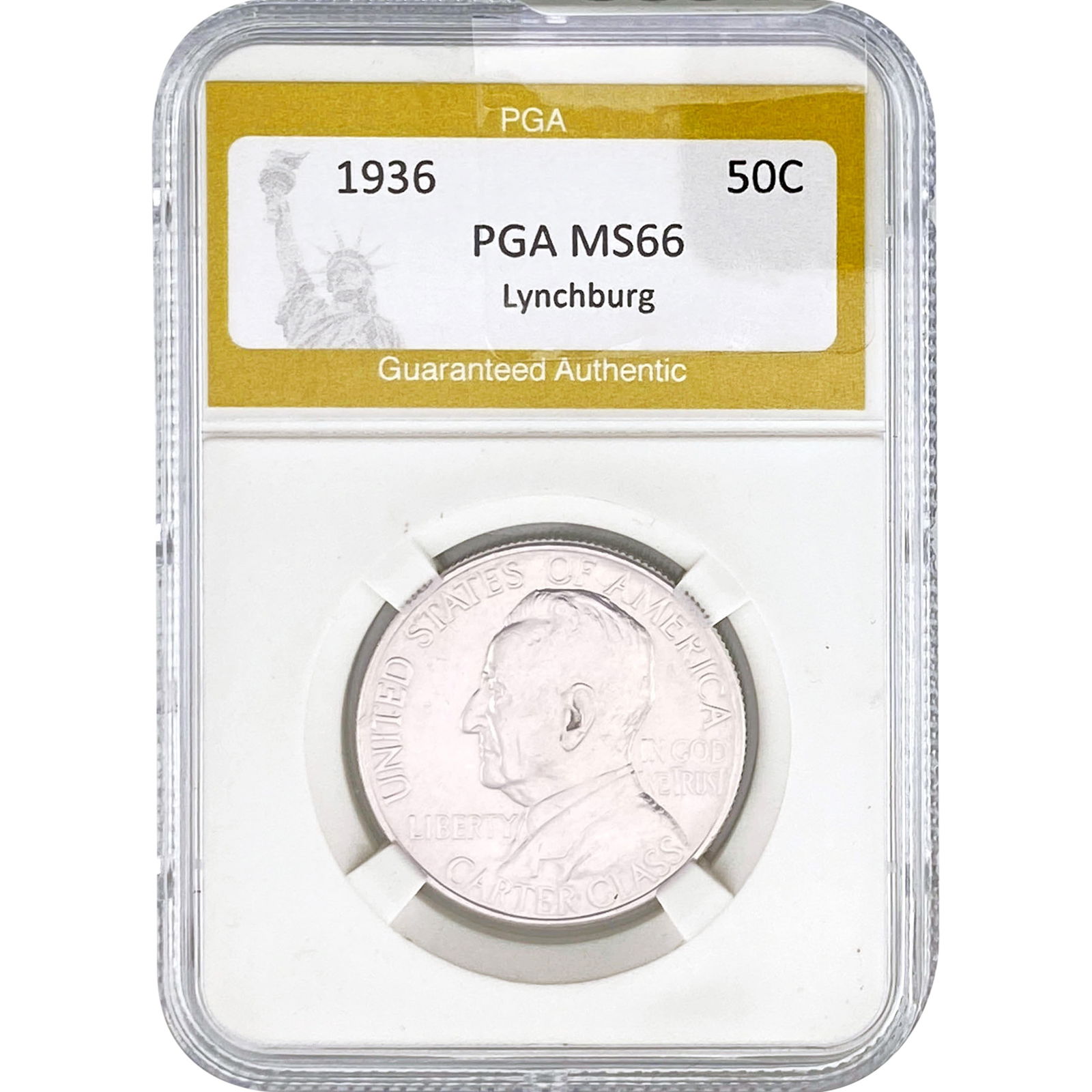 1936 Lynchburg Half Dollar PGA MS66 (1 of 2)