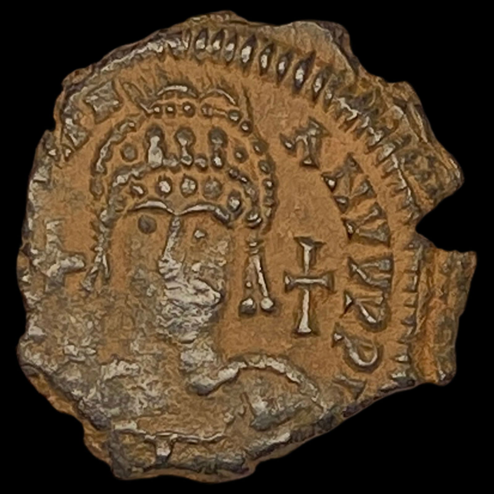 Justinian I 527-565 Bronze Decanummium NEARLY UNCIRCULATED: Justinian I 527-565 Bronze Decanummium NEARLY UNCIRCULATED