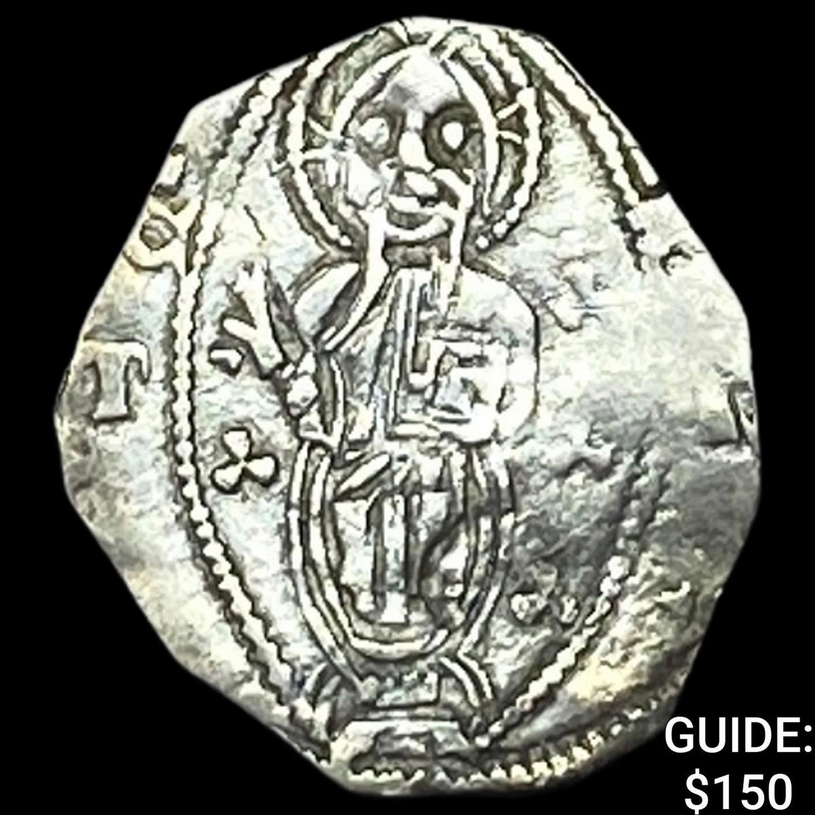 Serbia Stefan Dusan 1331-1355 Silver Dinero NEARLY UNCIRCULATED (1 of 2)