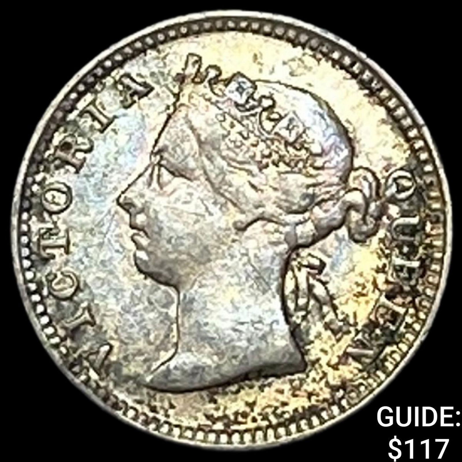 1894 British Honduras Victoria Silver 5 Cents CLOSELY UNCIRCULATED (1 of 2)