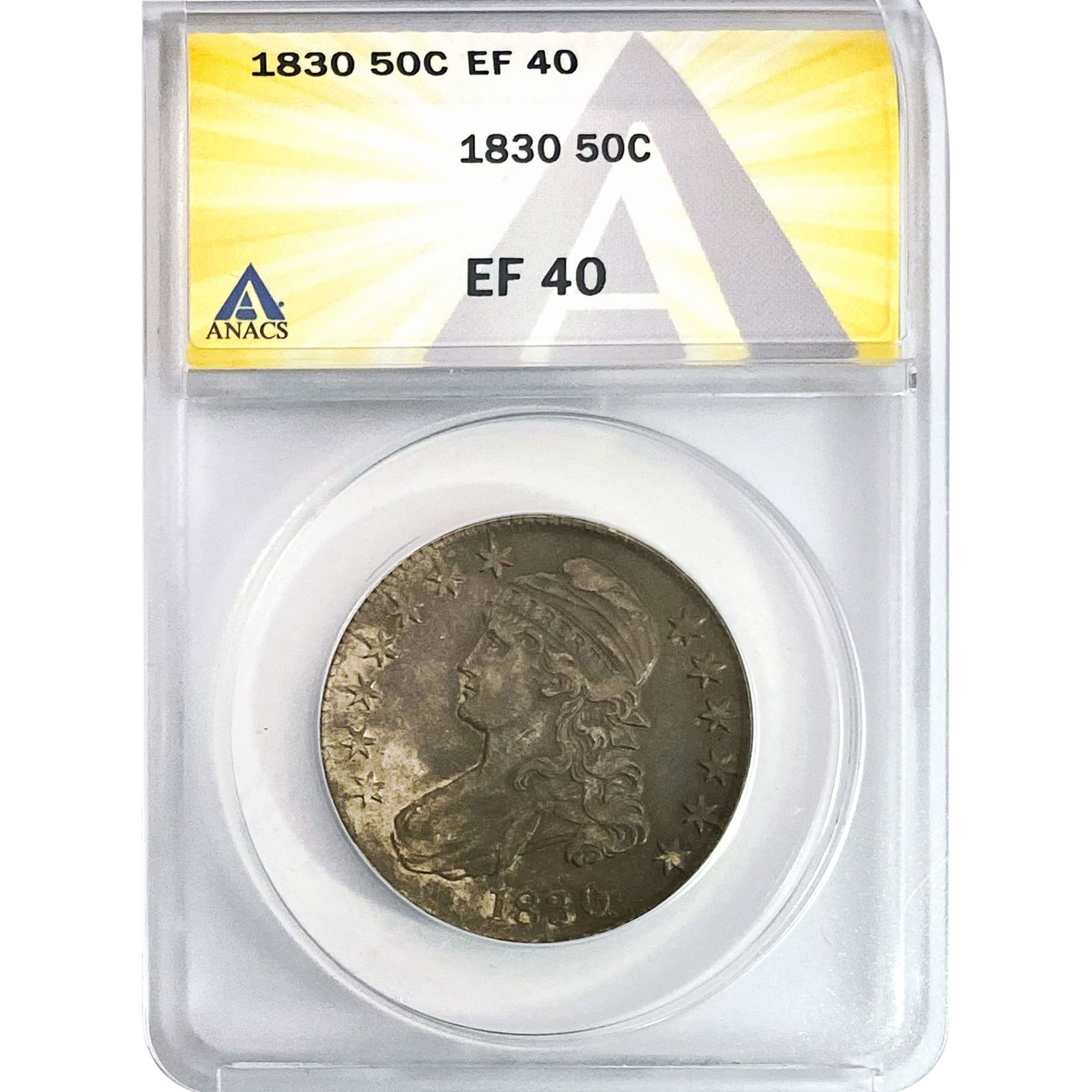 1830 Capped Bust Half Dollar ANACS EF40 (1 of 2)