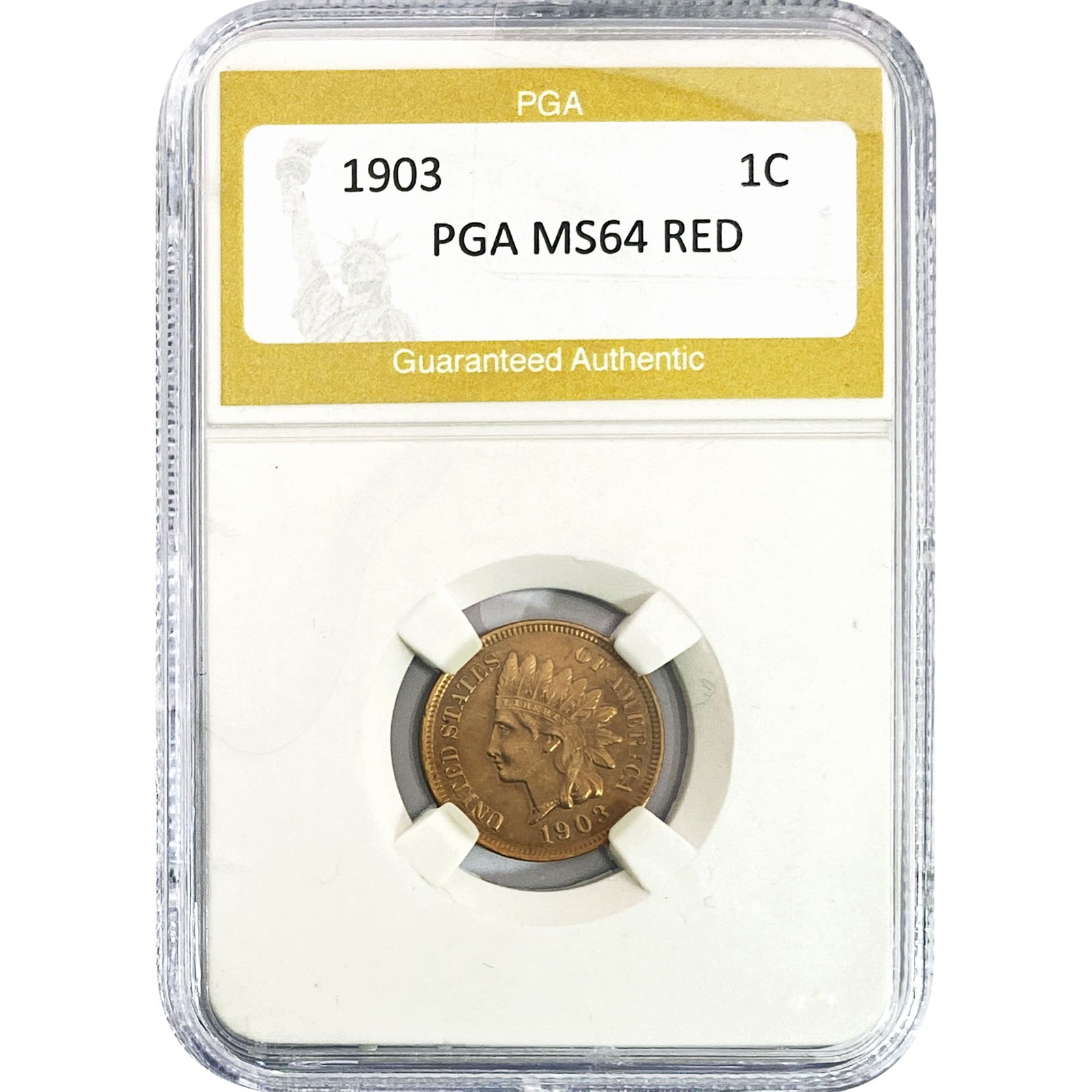 1903 Indian Head Cent PGA MS64 RED (1 of 2)