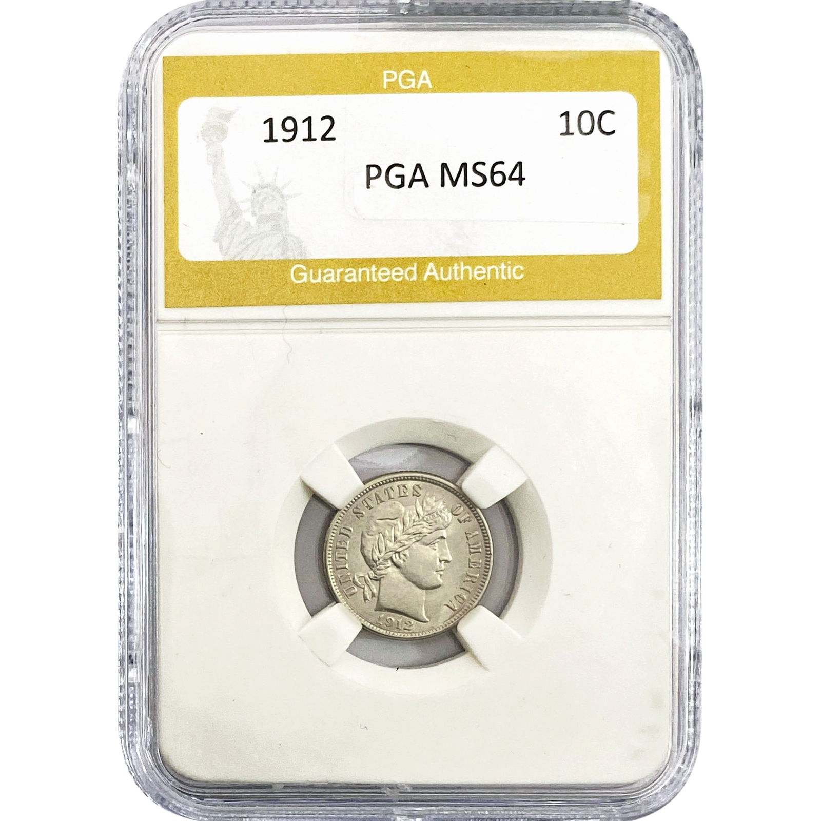 1912 Barber Dime PGA MS64 (1 of 2)