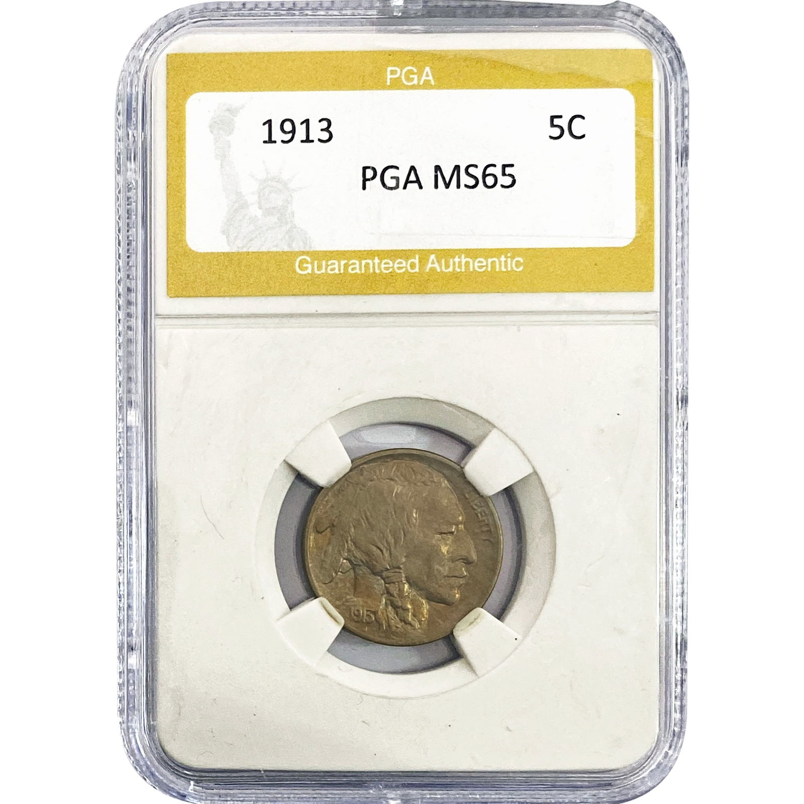 1913 Buffalo Nickel PGA MS65 (1 of 2)