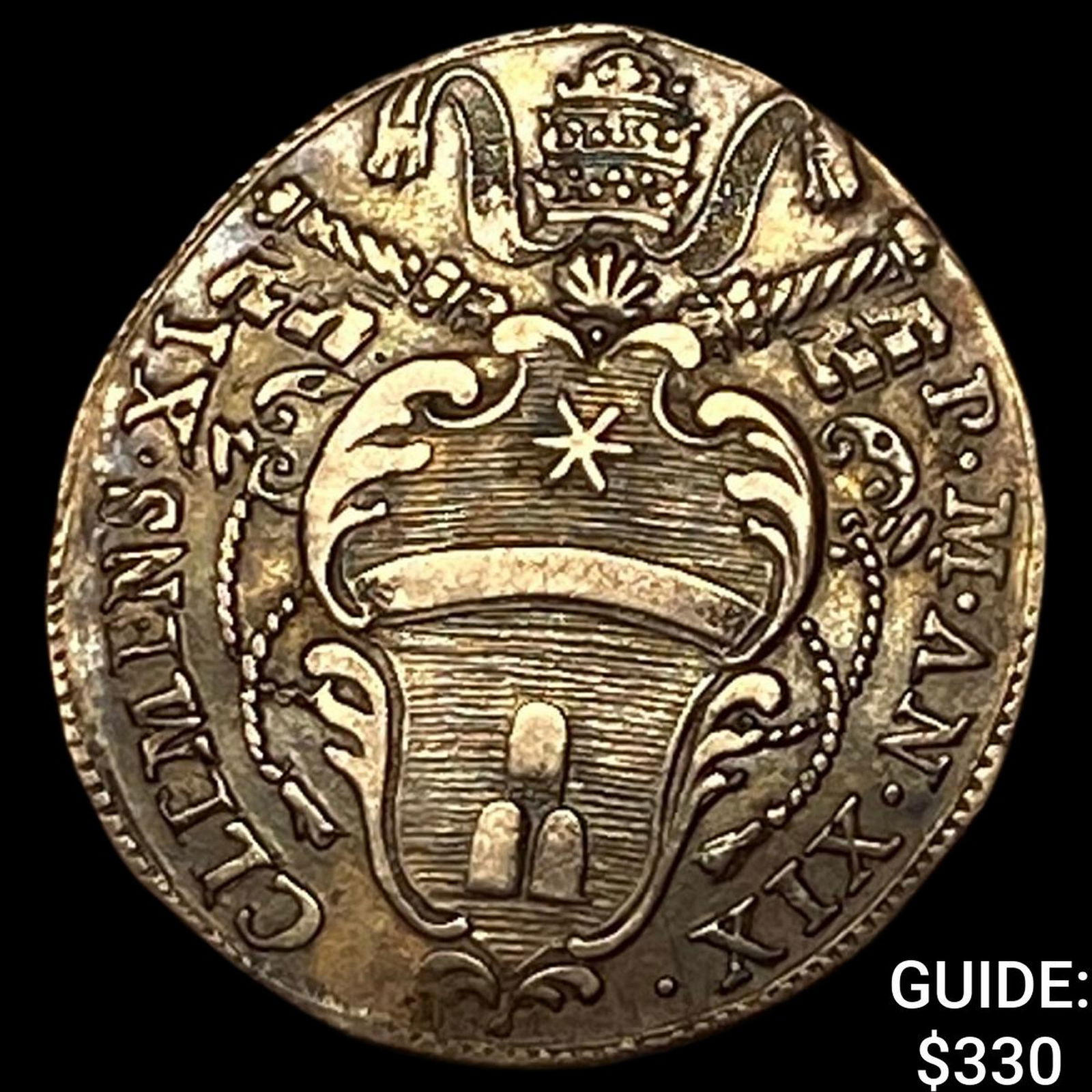 1714 Papal States Clement XI 1700-21 NEARLY UNCIRCULATED (1 of 2)