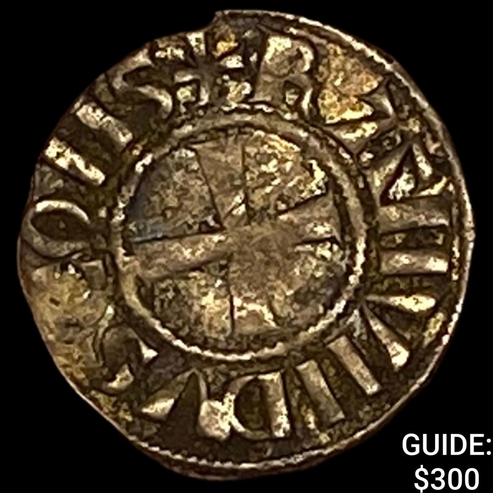 Crusader States, Tripoli Bohemond IV Silver Denier NEARLY UNCIRCULATED (1 of 2)