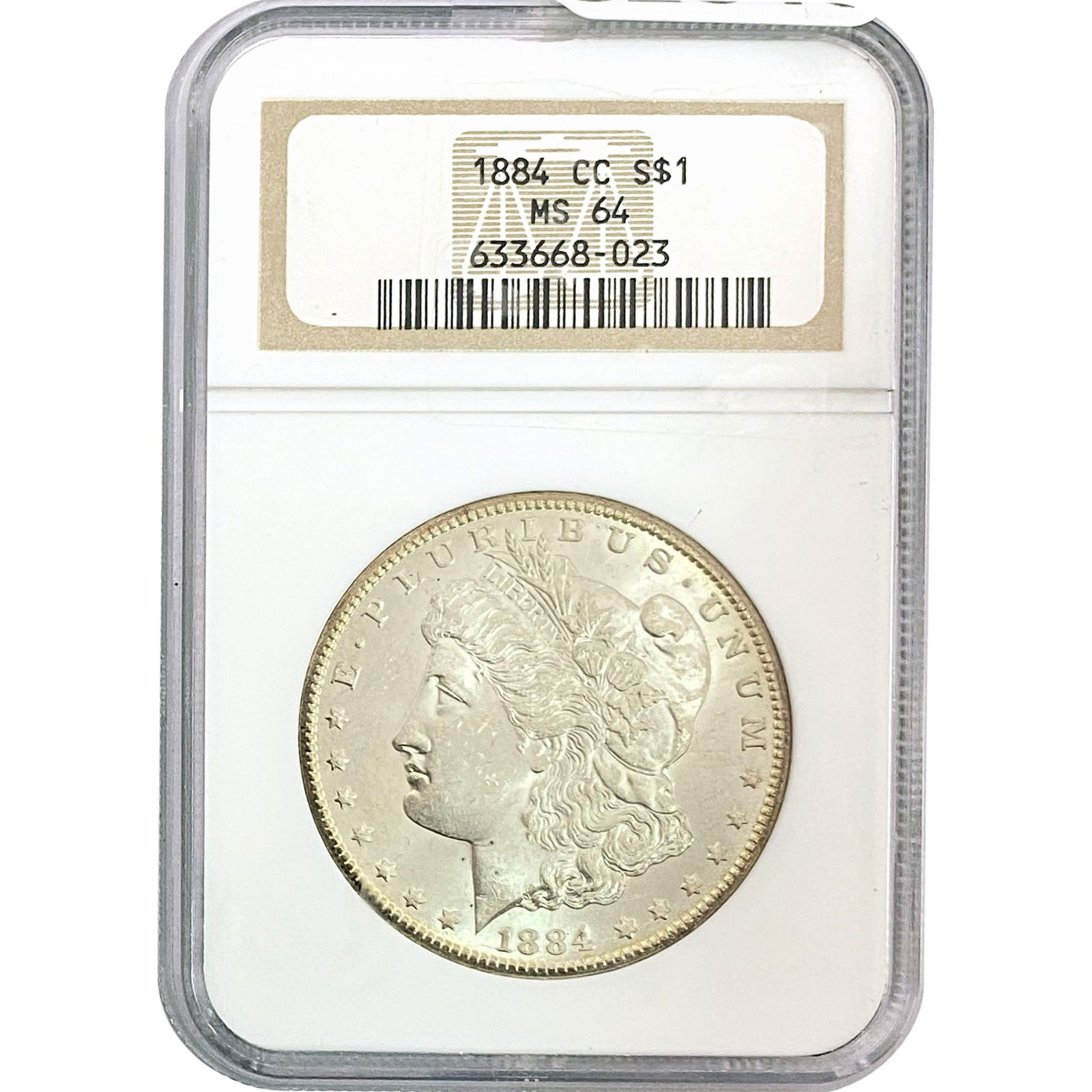 1884-CC Morgan Silver Dollar NGC MS64 (1 of 2)