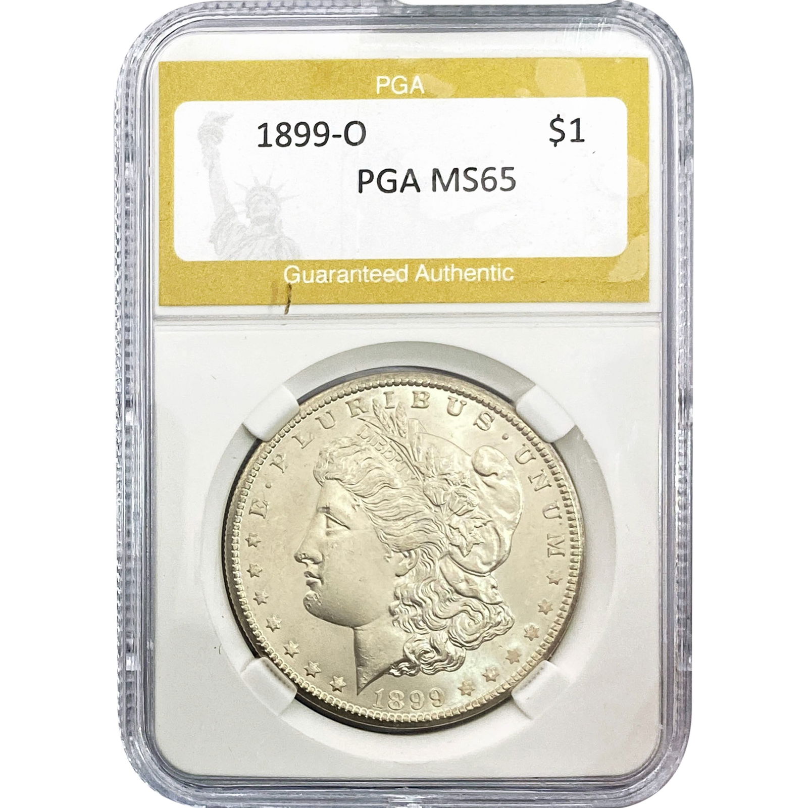 1899-O Morgan Silver Dollar PGA MS65 (1 of 2)