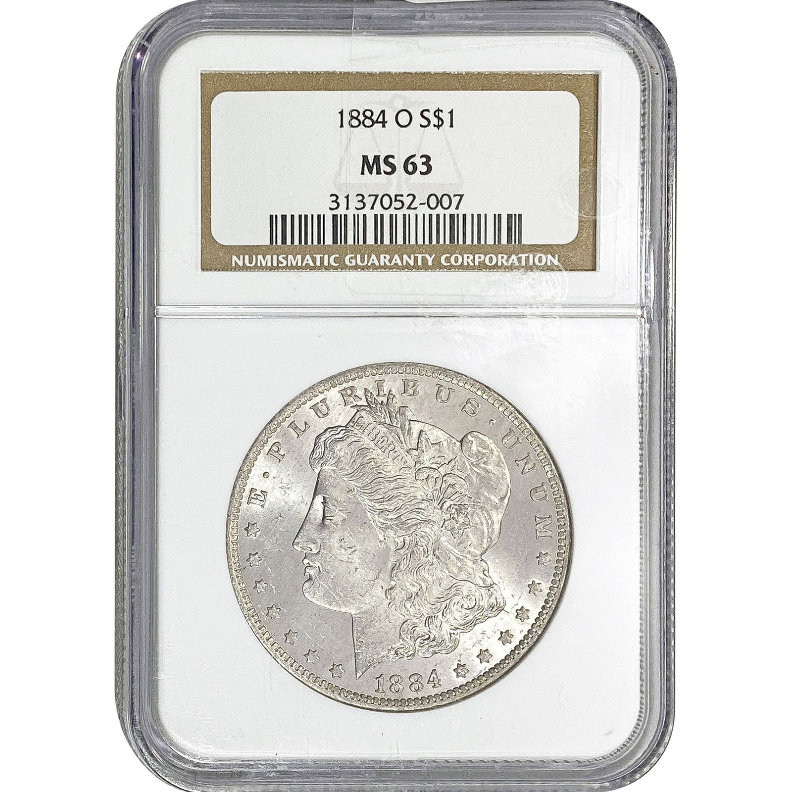 1884-O Morgan Silver Dollar NGC MS63 (1 of 2)