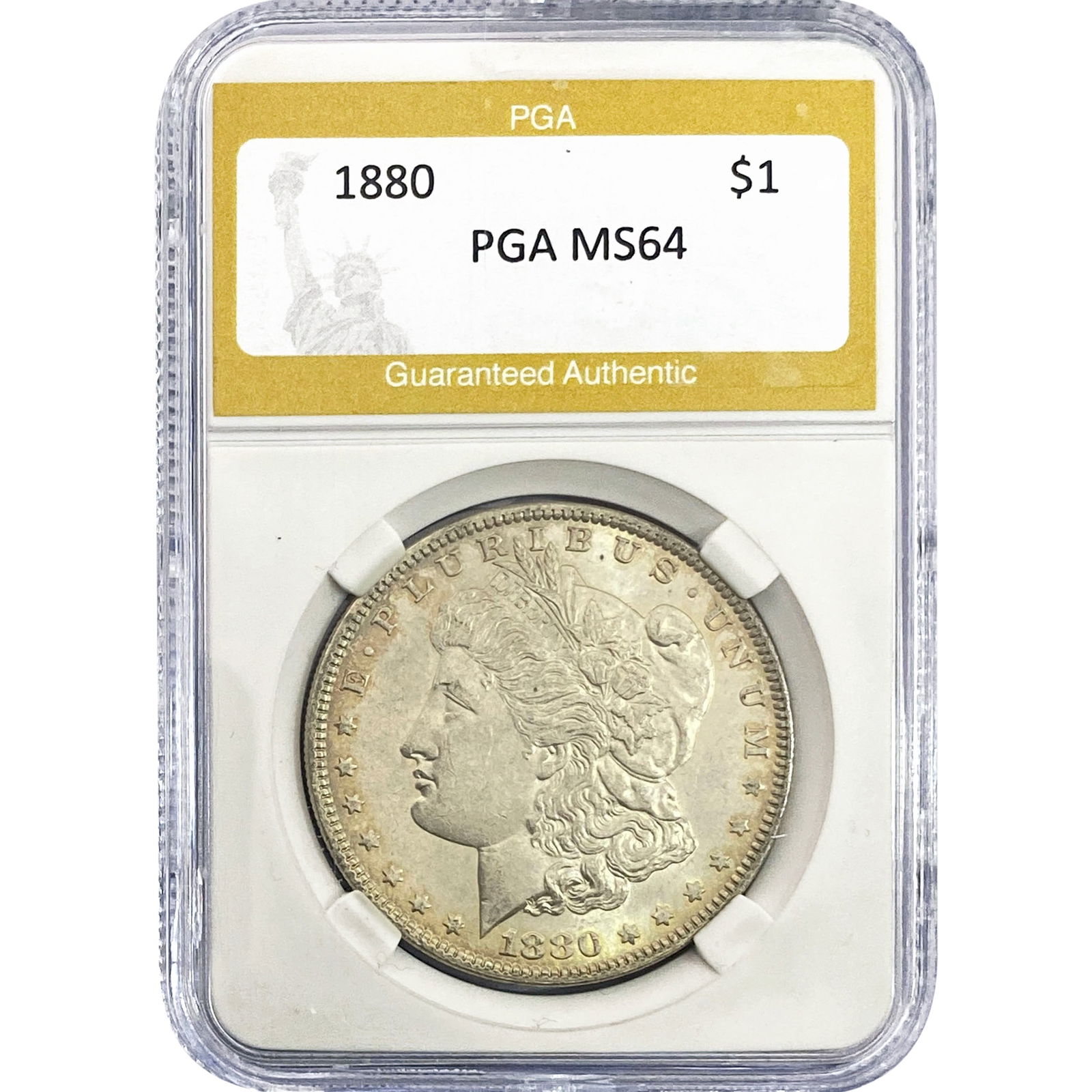 1880 Morgan Silver Dollar PGA MS64 (1 of 2)