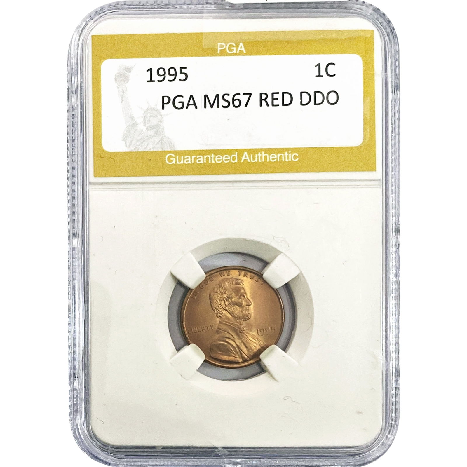 1995 Lincoln Memorial Cent PGA MS67 RED DDO (1 of 2)