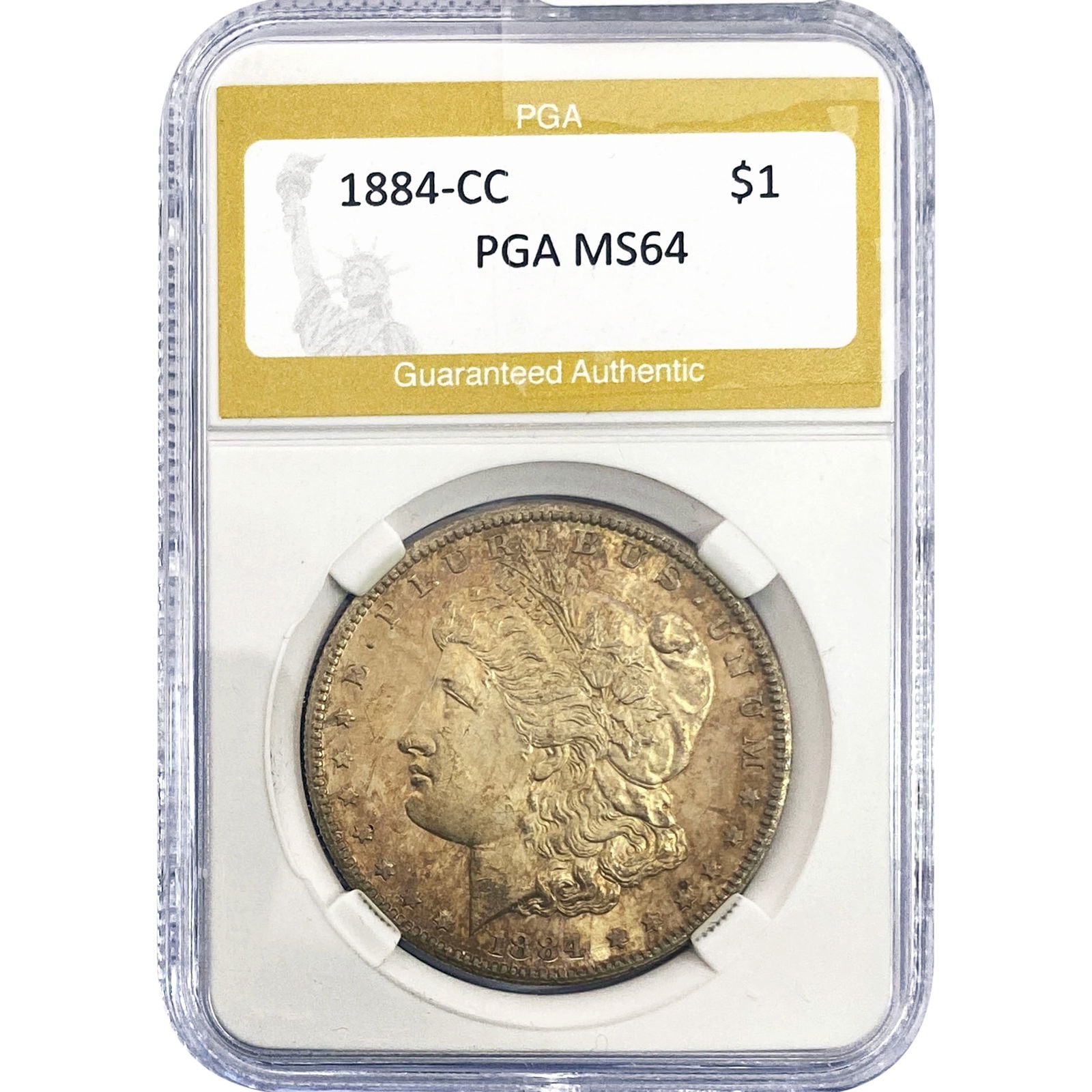 1884-CC Morgan Silver Dollar PGA MS64 (1 of 2)