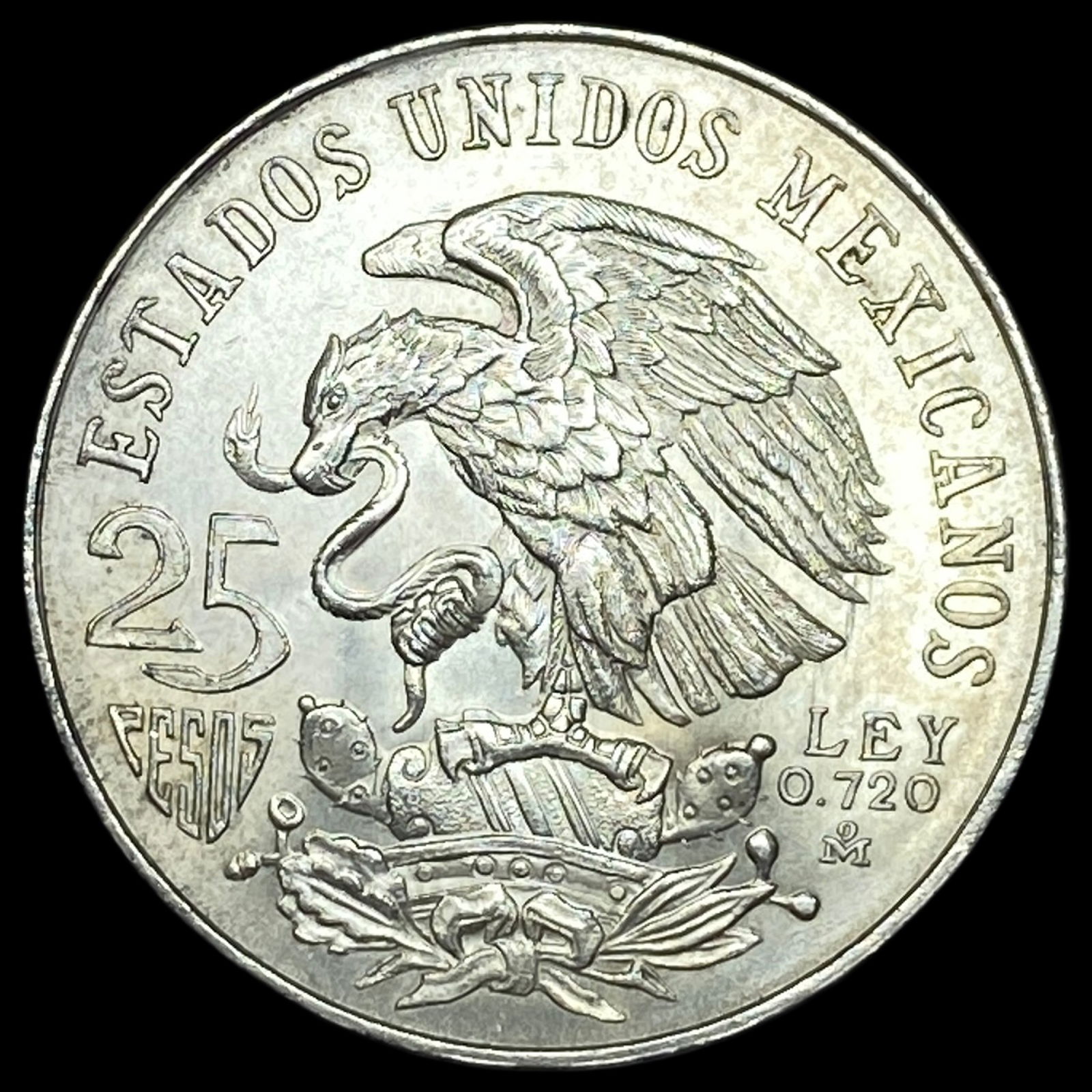 1968 Mexico Silver 25 Pesos UNCIRCULATED (1 of 2)