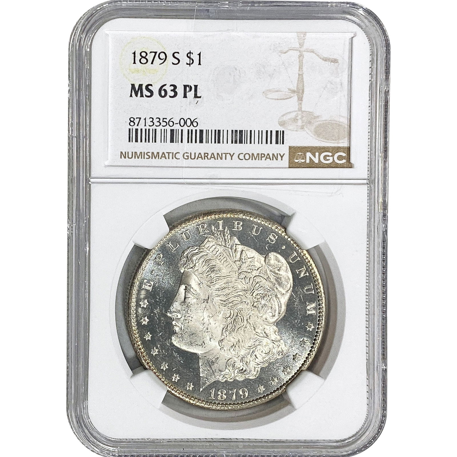 1879-S Morgan Silver Dollar NGC MS63 PL (1 of 2)