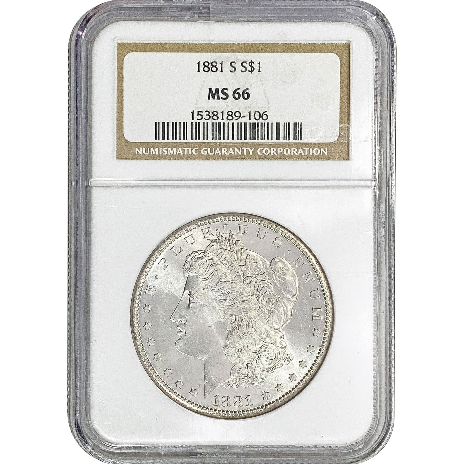 1881-S Morgan Silver Dollar NGC MS66 (1 of 2)